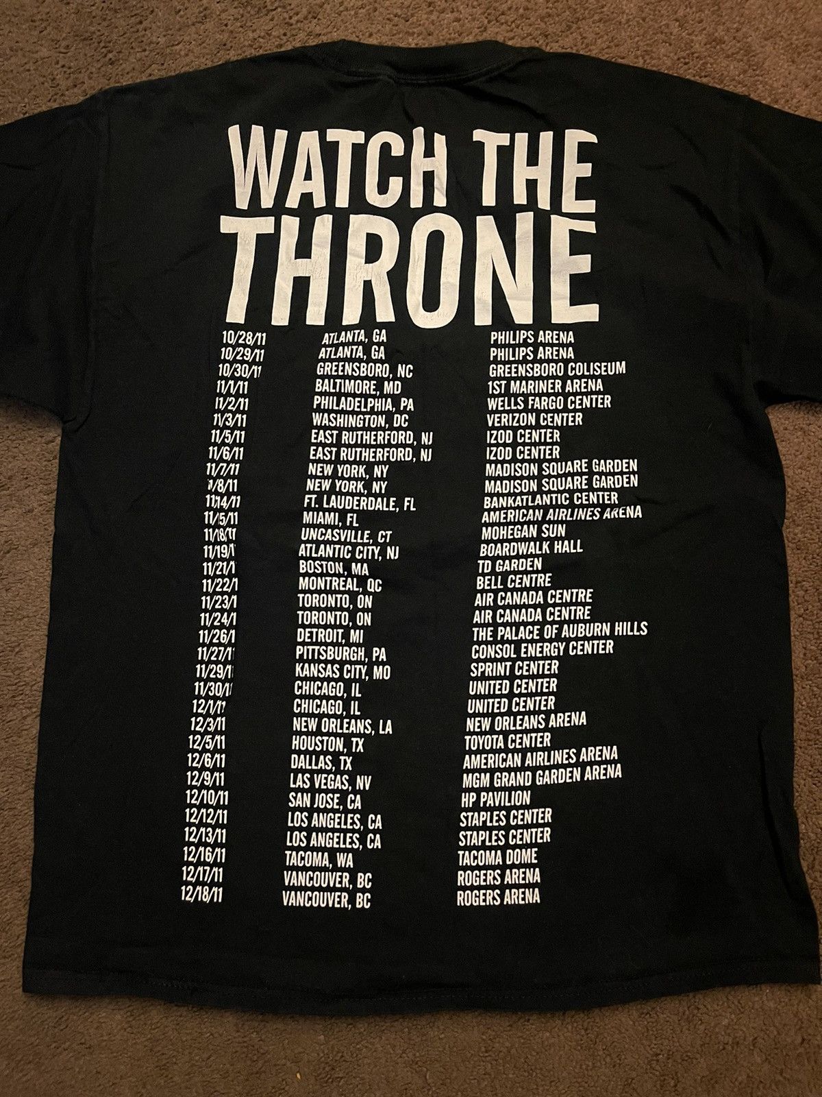 Kanye West Kanye Jay Z Watch Throne Tour Band Sz L Yeezy Size US L / EU 52-54 / 3 - 3 Thumbnail