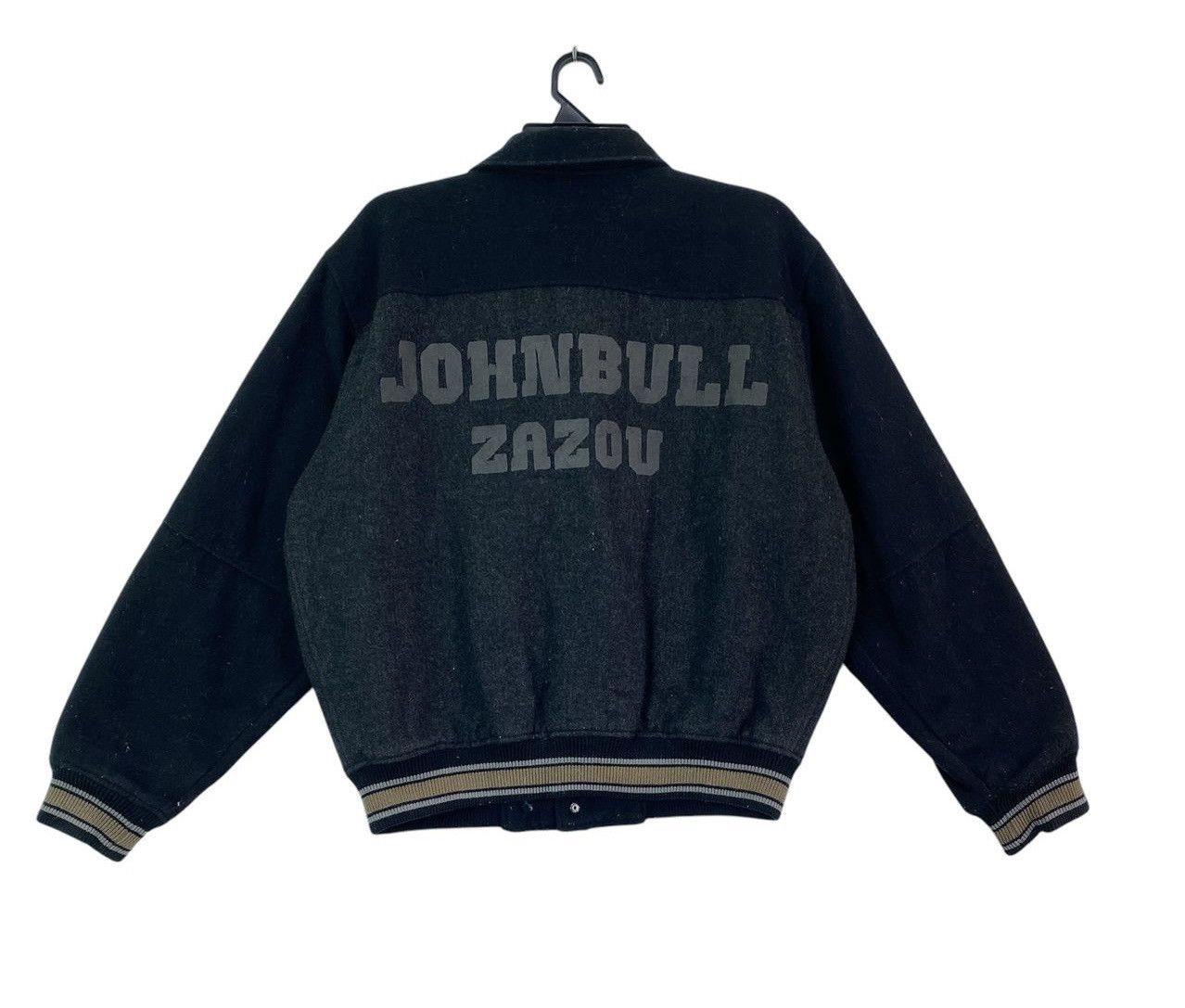 Johnbull Vtg 90s Johnbull Zozou varsity jacket leather sleeves Size US L / EU 52-54 / 3 - 1 Thumbnail