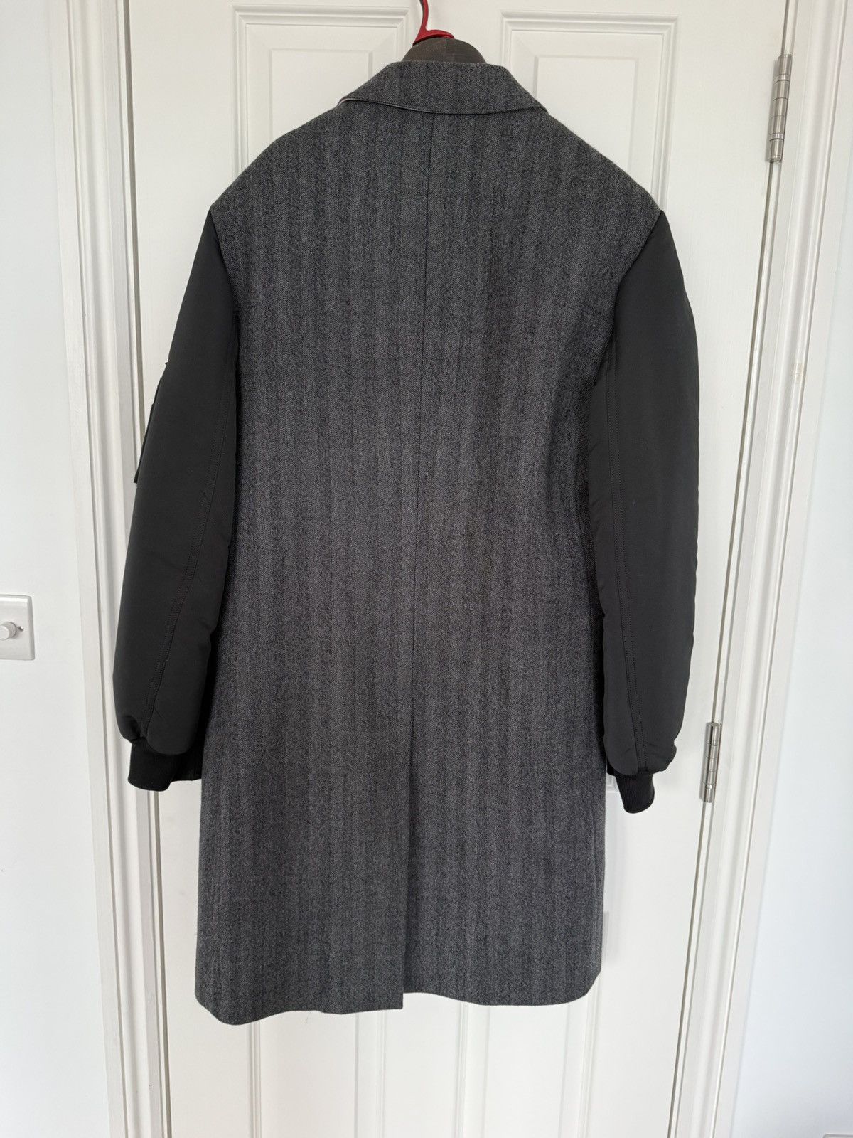 Alexander McQueen Hybrid Coat MA1 Bomber