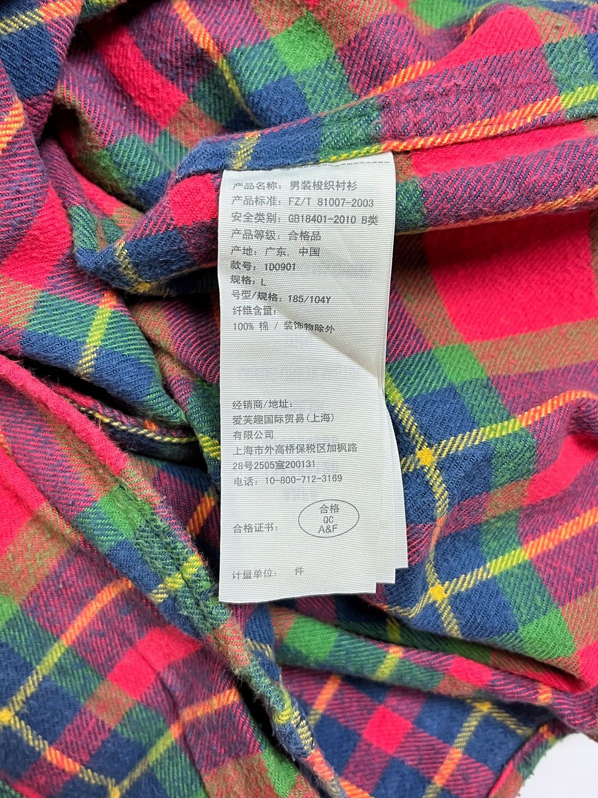 Abercrombie & Fitch × Vintage Y2K Abercrombie & Fitch Double Pocket Plaid Flannel Size US M / EU 48-50 / 2 - 7 Thumbnail