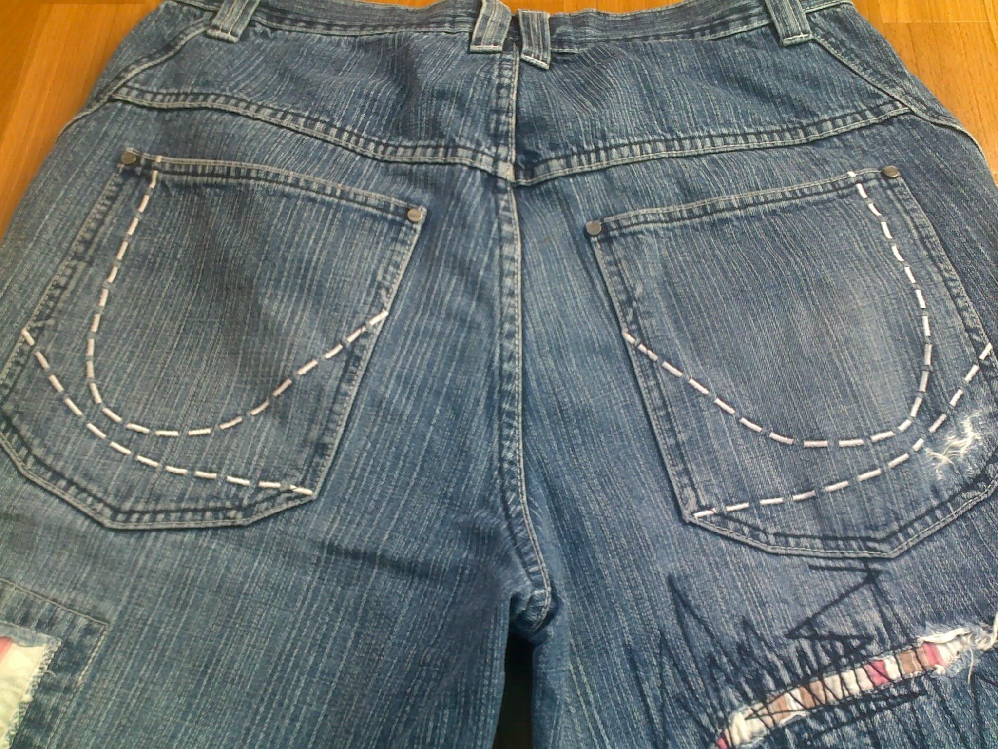 Karl Kani KARL KANI shorts, vintage hip hop baggy jeans, 90s size W 36 Size US 36 / EU 52 - 4 Thumbnail