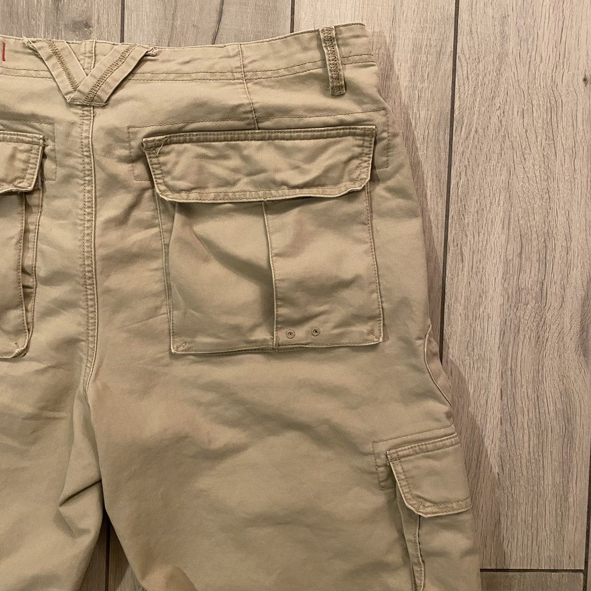 Element × JNCO × Southpole Vintage Y2K Earth Tone Tan Element Baggy Cargo Shorts 38 Size US 38 / EU 54 - 11 Thumbnail