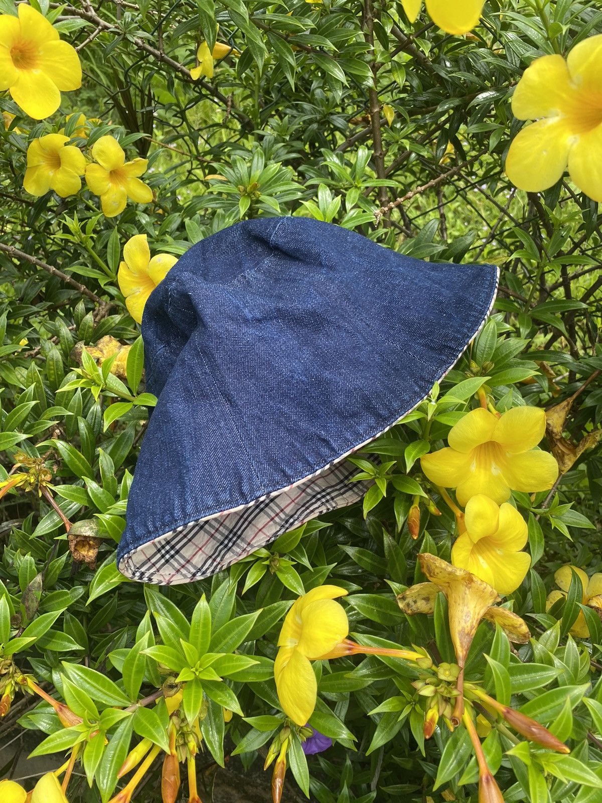 Burberry Burberry Denim Hat Size ONE SIZE - 5 Thumbnail