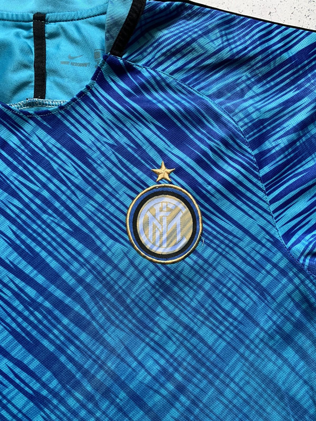 Nike Vintage Nike Inter Milan Soccer Jersey Tee Blokecore Y2K Size US S / EU 44-46 / 1 - 3 Thumbnail