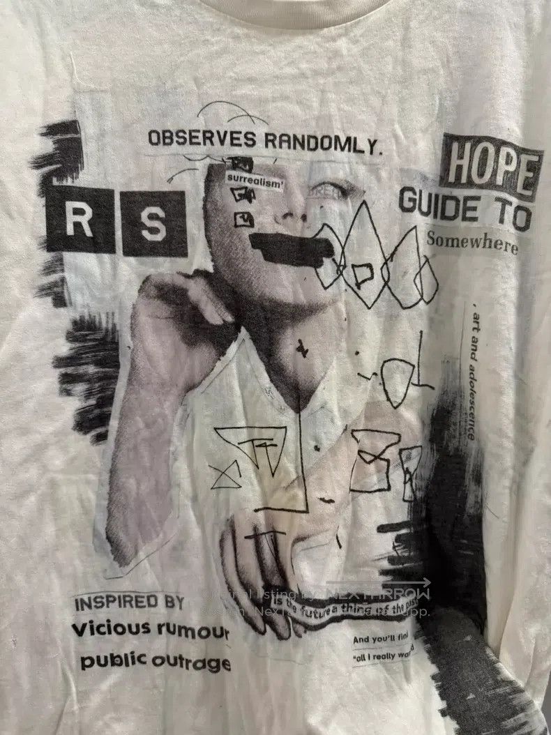 Raf Simons Raf Simons Punk portrait print illustration slim T-shirt Size US M / EU 48-50 / 2 - 2 Thumbnail