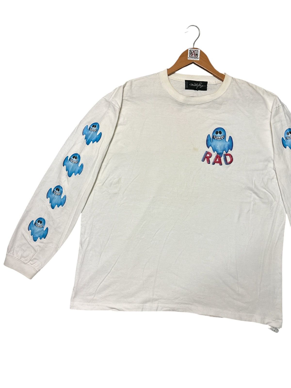 Vintage ‼️RARE‼️MILKYBOY HARAJUKU LIMITED EDITION HALLOWEEN GHOST💥 Size US XXL / EU 58 / 5 - 3 Thumbnail