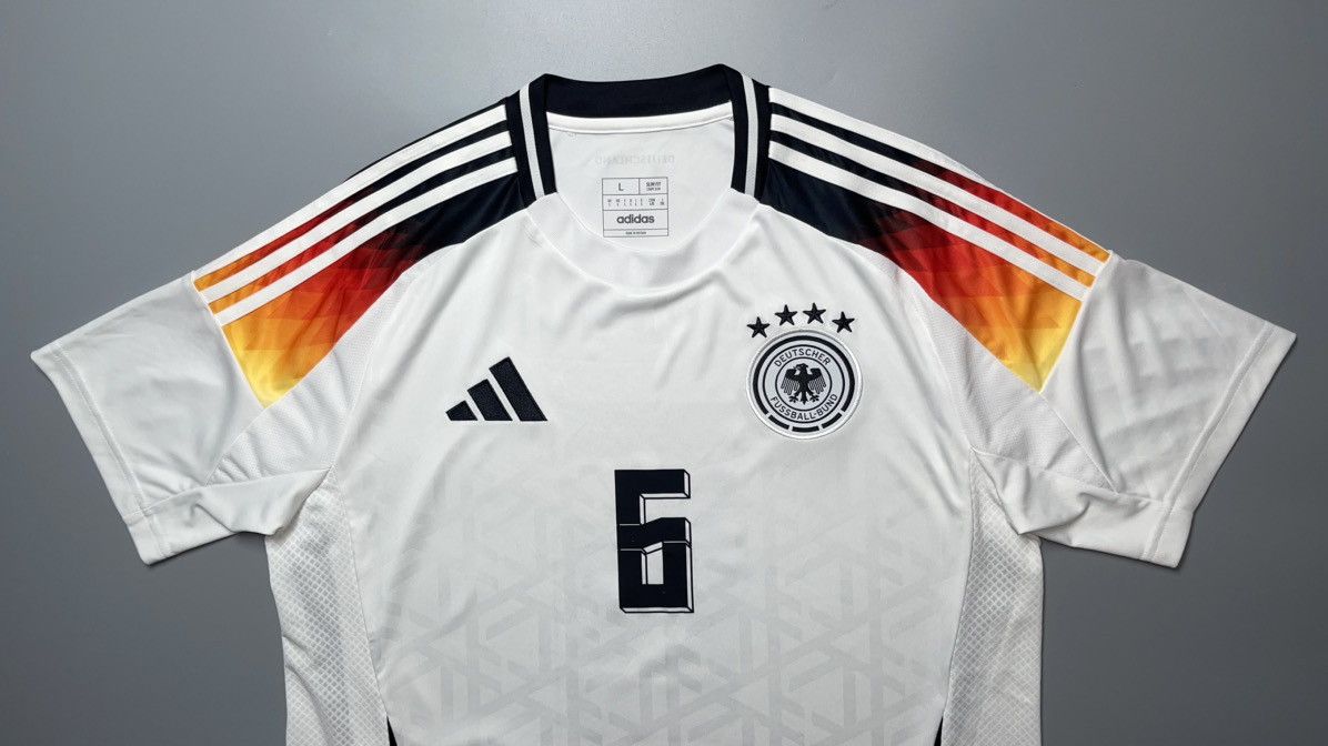 Adidas GERMANY ADIDAS 2024 EURO FOOTBALL HOME JERSEY #6 KIMMICH Size US L / EU 52-54 / 3 - 3 Thumbnail