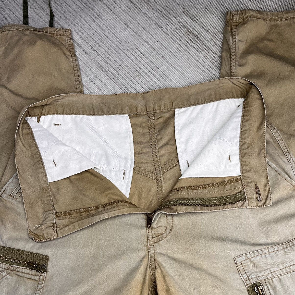 PPFM a14 Vintage PPFM Cargo Carpanter pant SunFaded Style Size US 31 - 13 Thumbnail