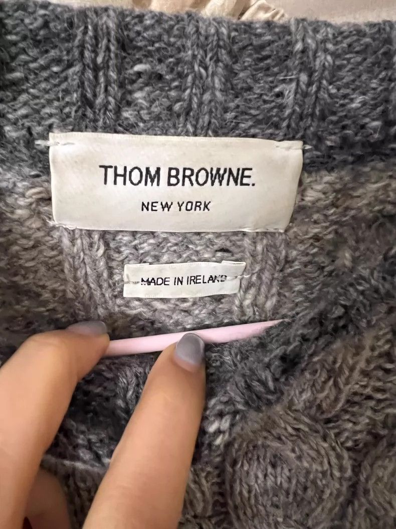 Thom Browne Thom browne Size 1 Gray sweater 2503-Nextarrow Size S / US 4 / IT 40 - 4 Thumbnail