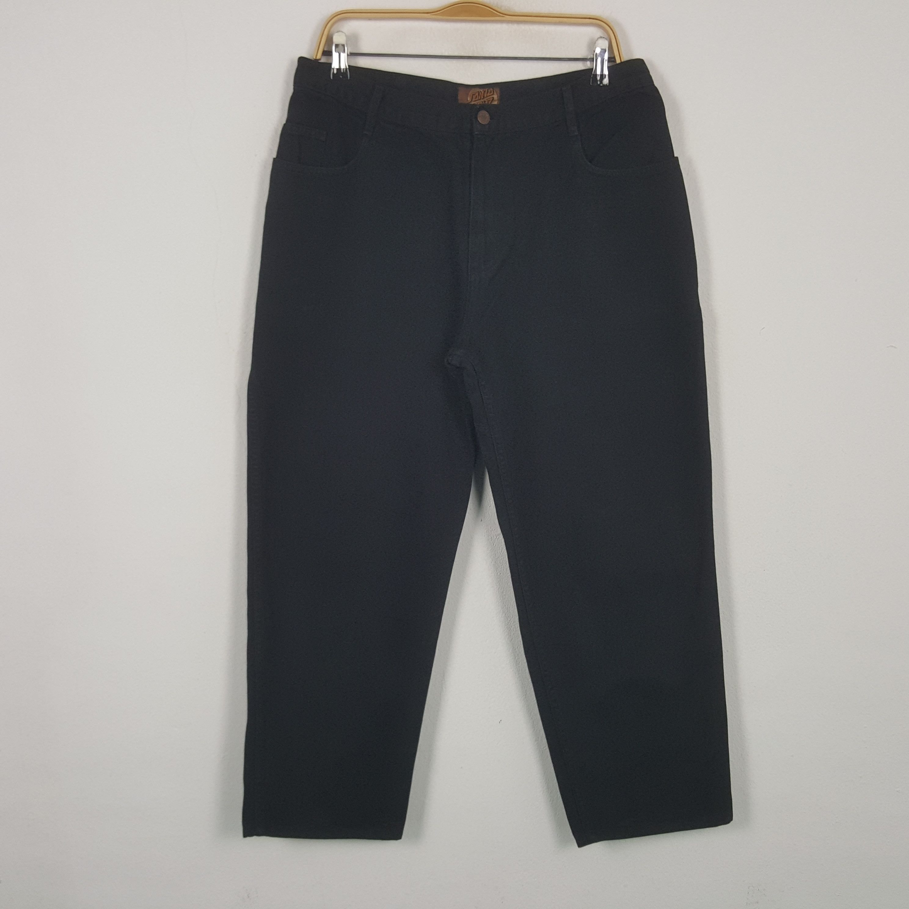 Santa Cruz Skateboards Vintage Santa Cruz USA Black Pants Size US 32 / EU 48 - 1 Thumbnail