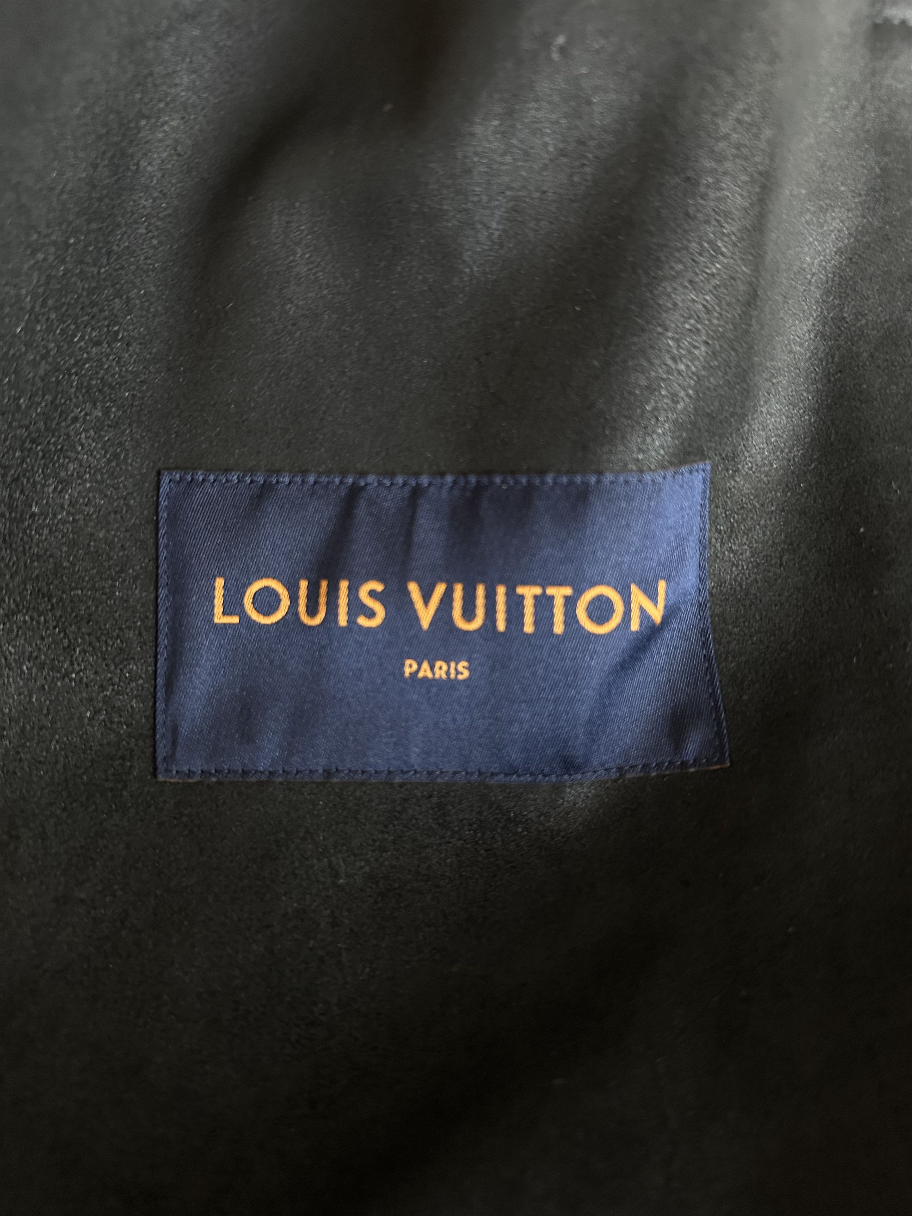 Louis Vuitton Louis Vuitton Black & White Chain Leather Trucker Jacket Size US XXL / EU 58 / 5 - 3 Thumbnail