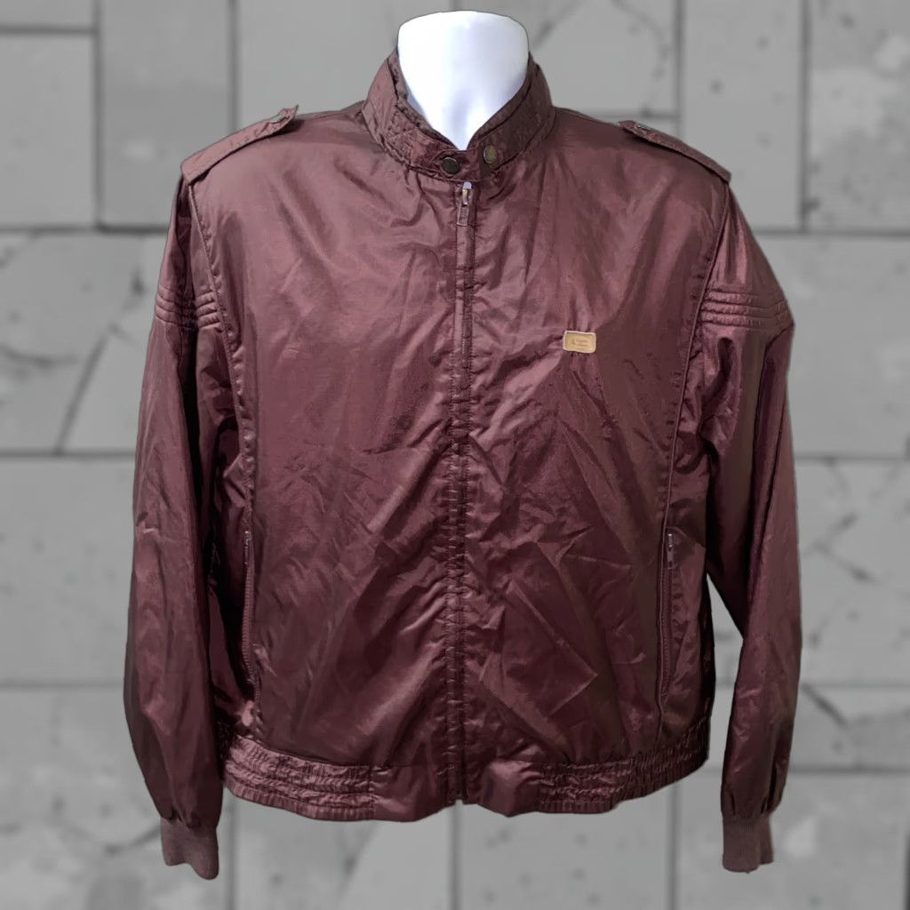 Vintage Seattle Blues Full Zip Jacket Mens L Maroon Nylon Size US L / EU 52-54 / 3 - 1 Thumbnail
