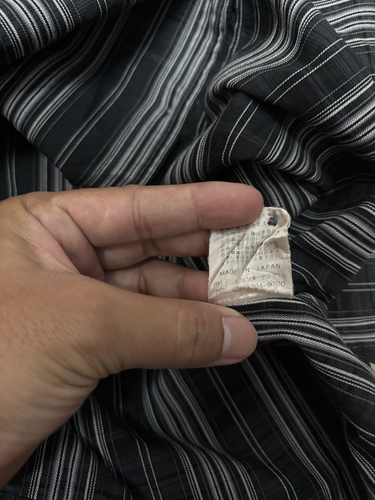 Tornado Mart Tornado Mart Stripe Checkered Long Sleeve Button Up Size US M / EU 48-50 / 2 - 8 Thumbnail