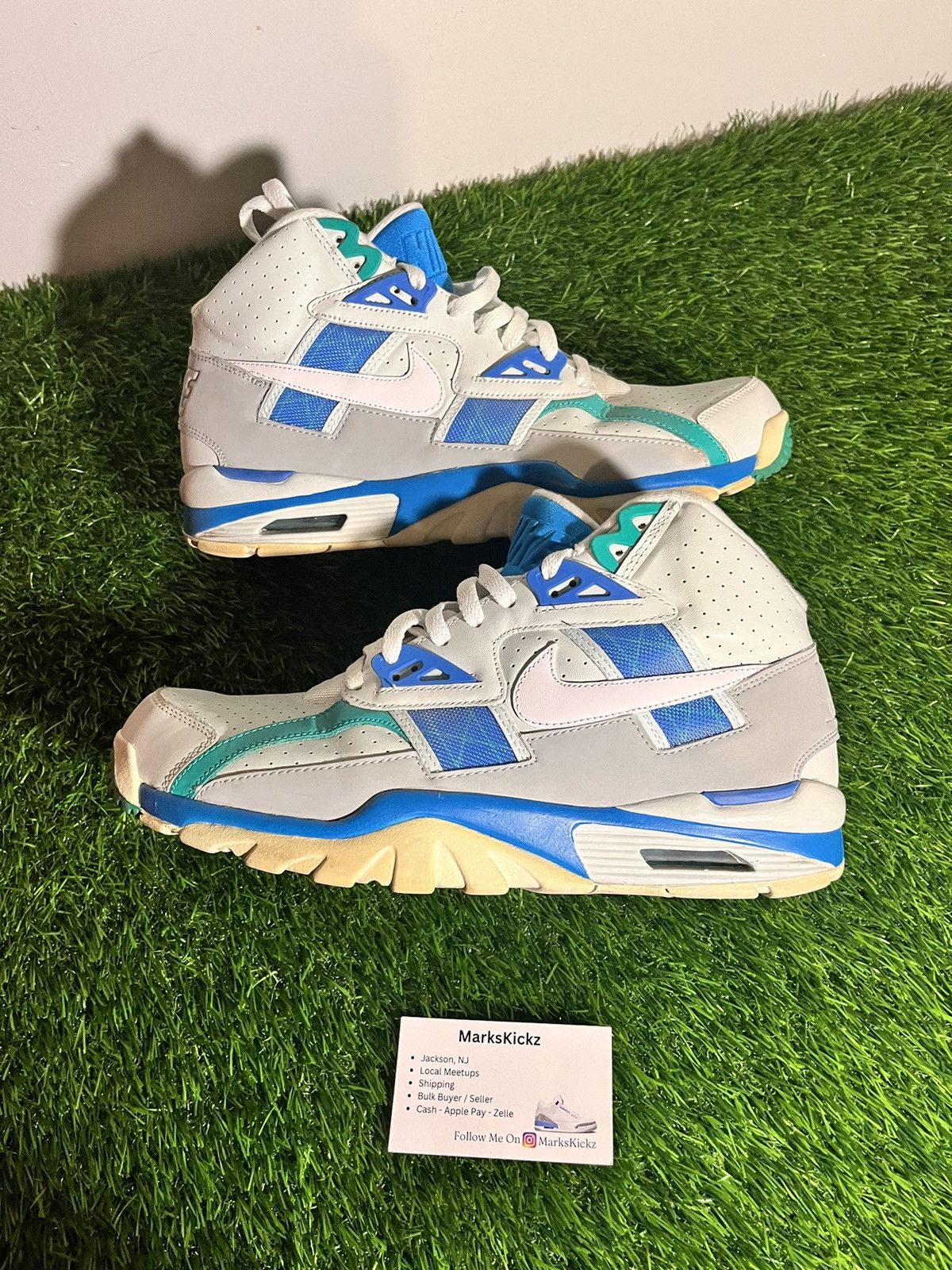 Nike nike air trainer sc high blue orbit size 12 Size US 12 / EU 45 - 5 Thumbnail