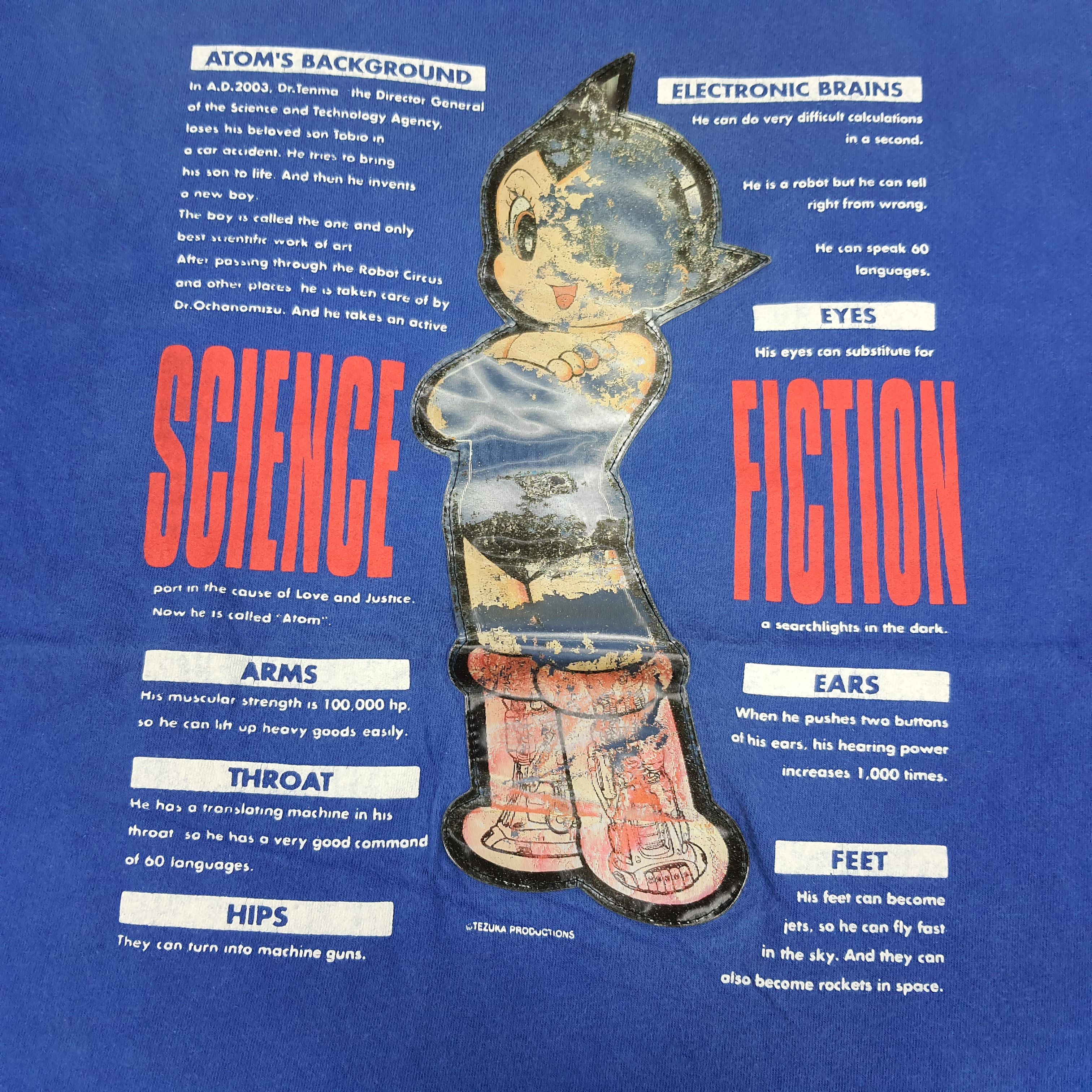 Japanese Brand × Vintage Vintage Mighty Atom Astro Boy Anime Robot Series Tshirt Size US M / EU 48-50 / 2 - 2 Thumbnail