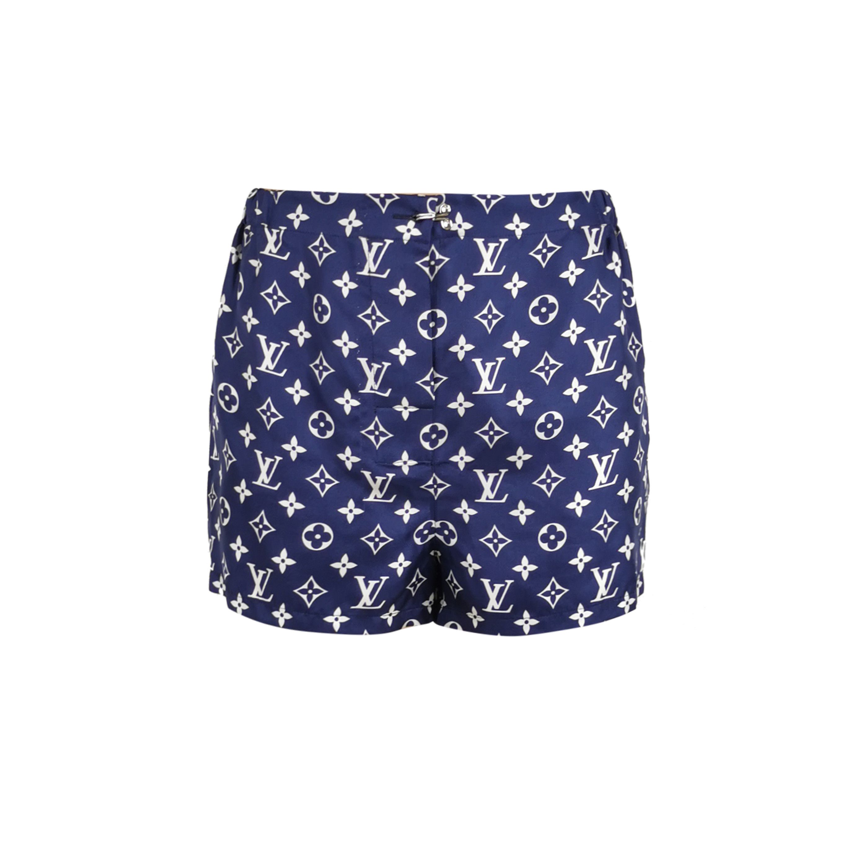 Louis Vuitton Louis Vuitton Monogram Silk Shorts Size 34 Size 24" / US 00 / IT 34 - 1 Thumbnail