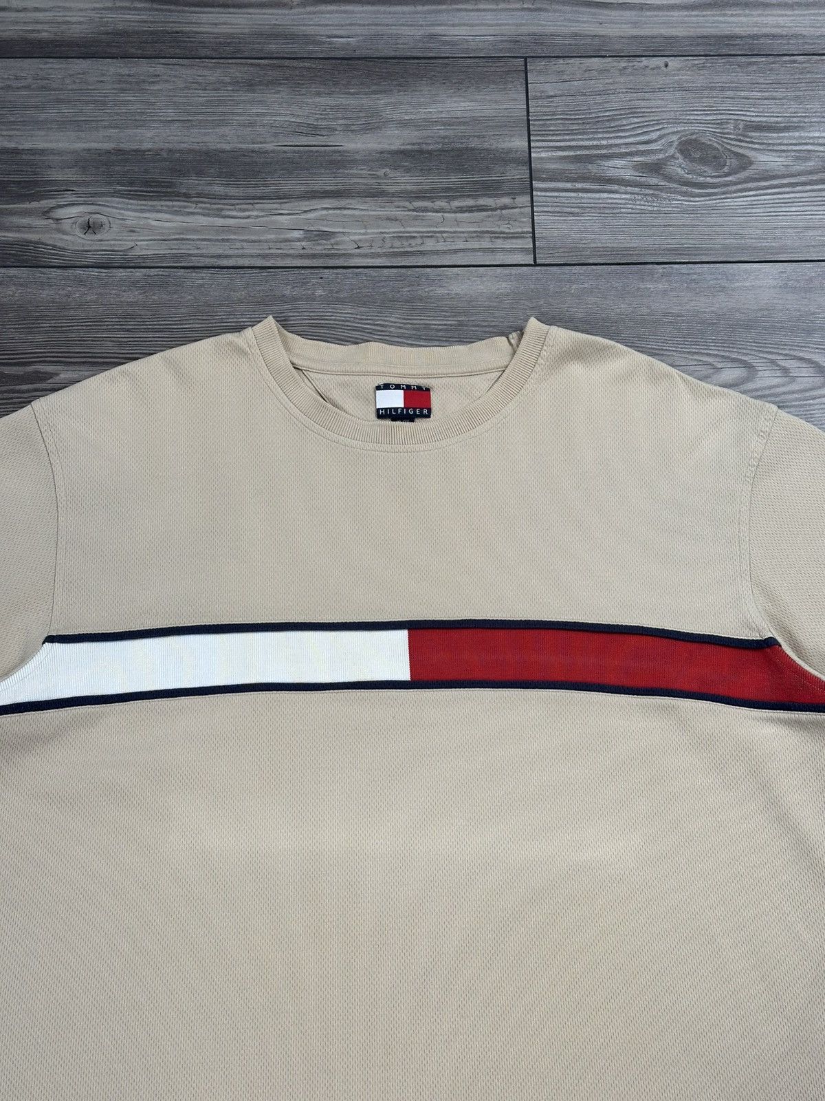 Tommy Hilfiger Vintage Y2K Tommy HIlfiger T Shirt Size US XL / EU 56 / 4 - 2 Thumbnail