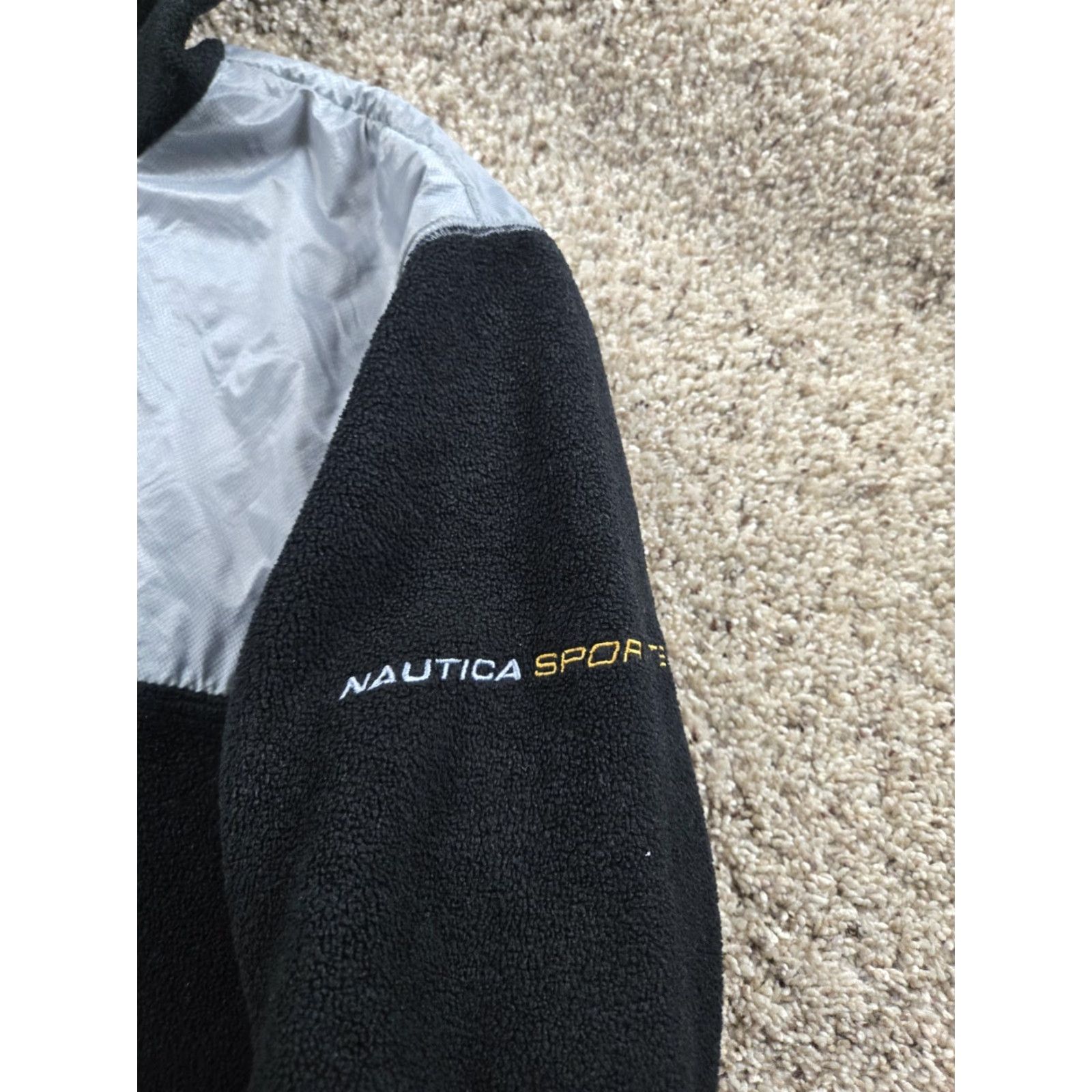 Nautica VINTAGE Nautica Sports Tech Fleece Jacket Mens M Black 1/4 Zip Pullover Boycott 90s Size US M / EU 48-50 / 2 - 4 Thumbnail