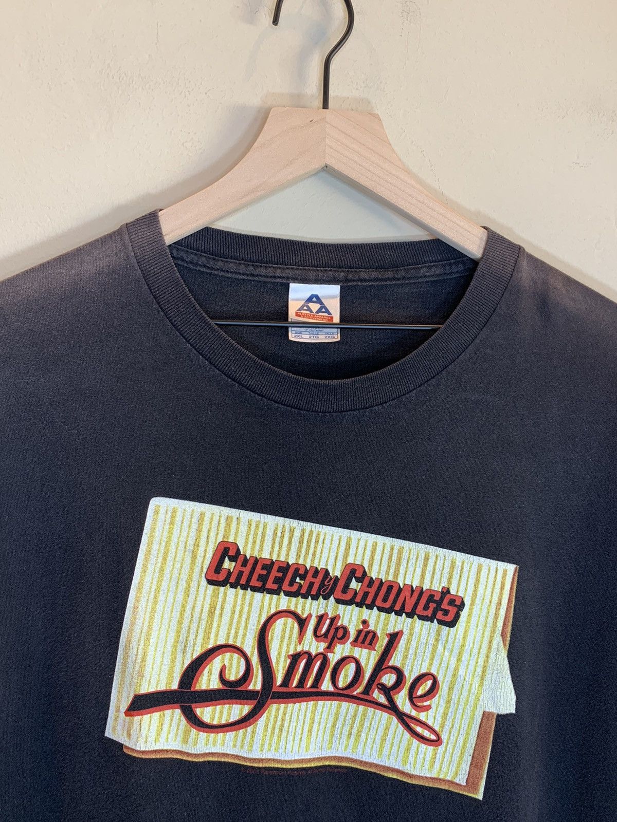 Vintage RARE* Vintage Cheech & Chong’s Up In Smoke Faded Movie Shirt Size US XXL / EU 58 / 5 - 2 Thumbnail