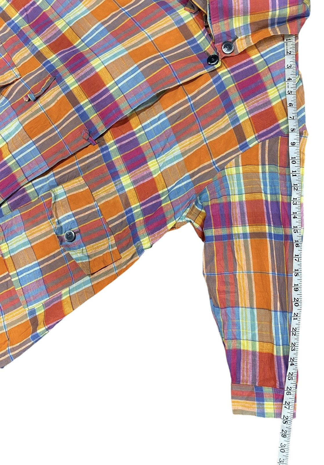 Japanese Brand Rare FIFTH STREET indies Madras Cardigan Size US XXL / EU 58 / 5 - 16 Thumbnail