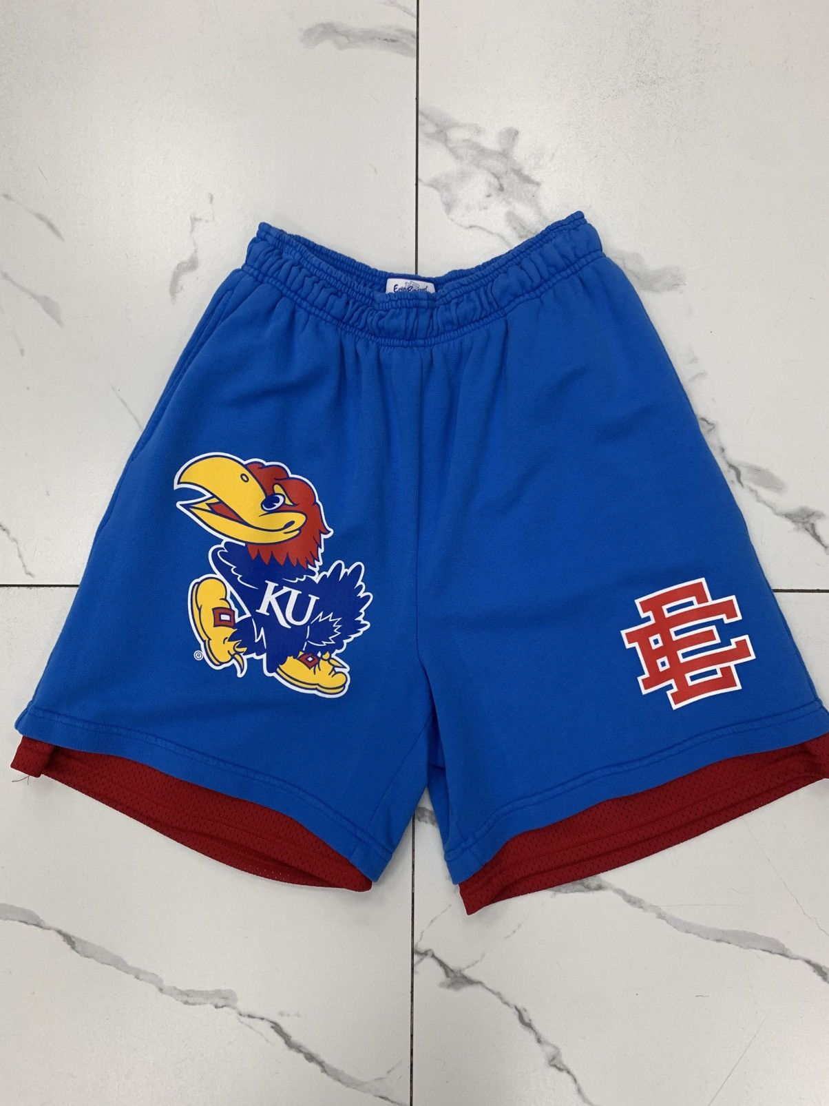 Eric Emanuel Eric Emanuel EE Double Layer Kansas Short "Blue/Red" Size US 32 / EU 48 - 1 Thumbnail