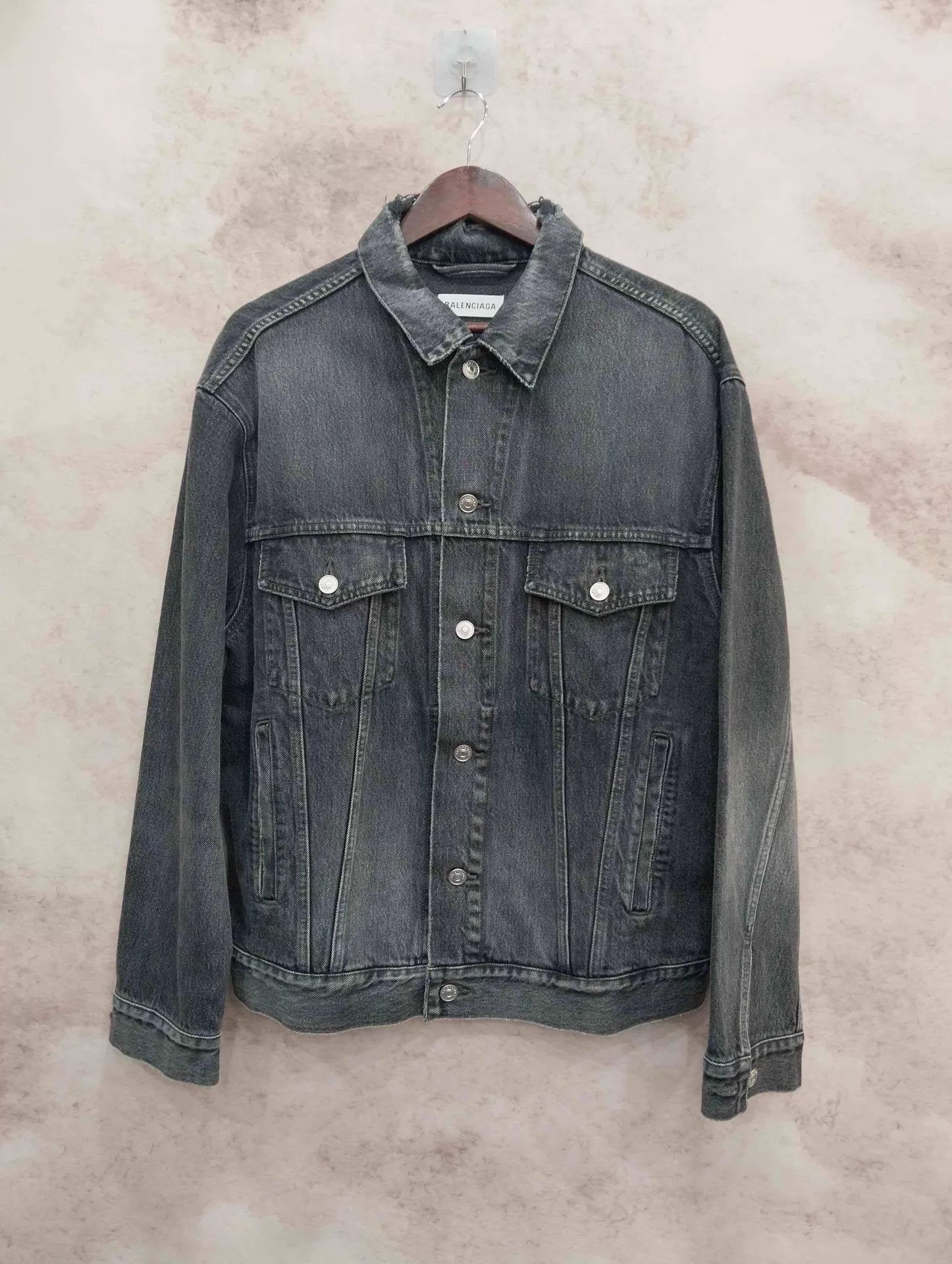 Balenciaga Balenciaga Washed Denim Jacket 34 Size XXS / US 00 / IT 34 - 1 Thumbnail