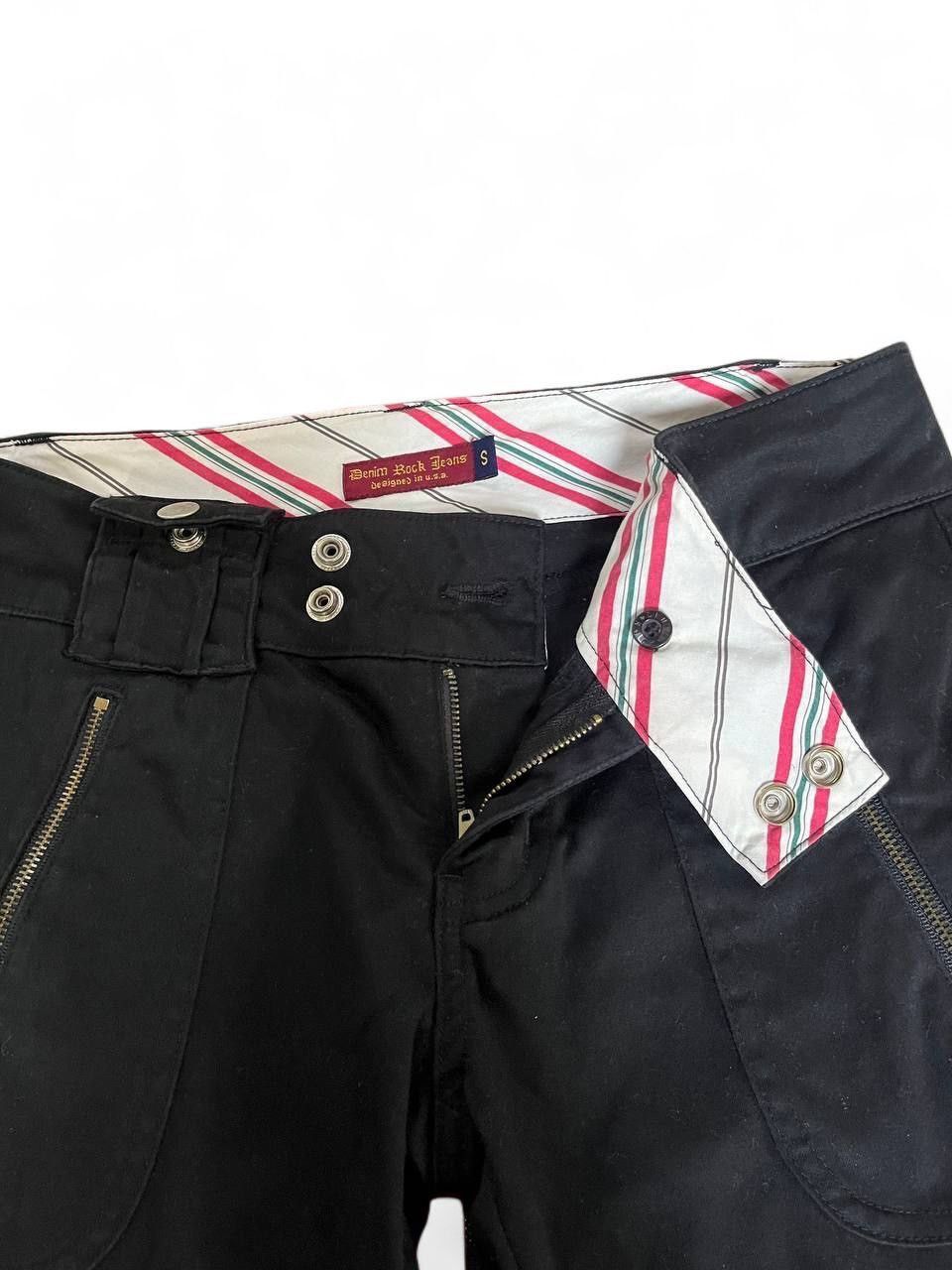 Hysteric Glamour Flared rock denim cargo multipocket low rise punk style pant Size US 29 - 8 Thumbnail