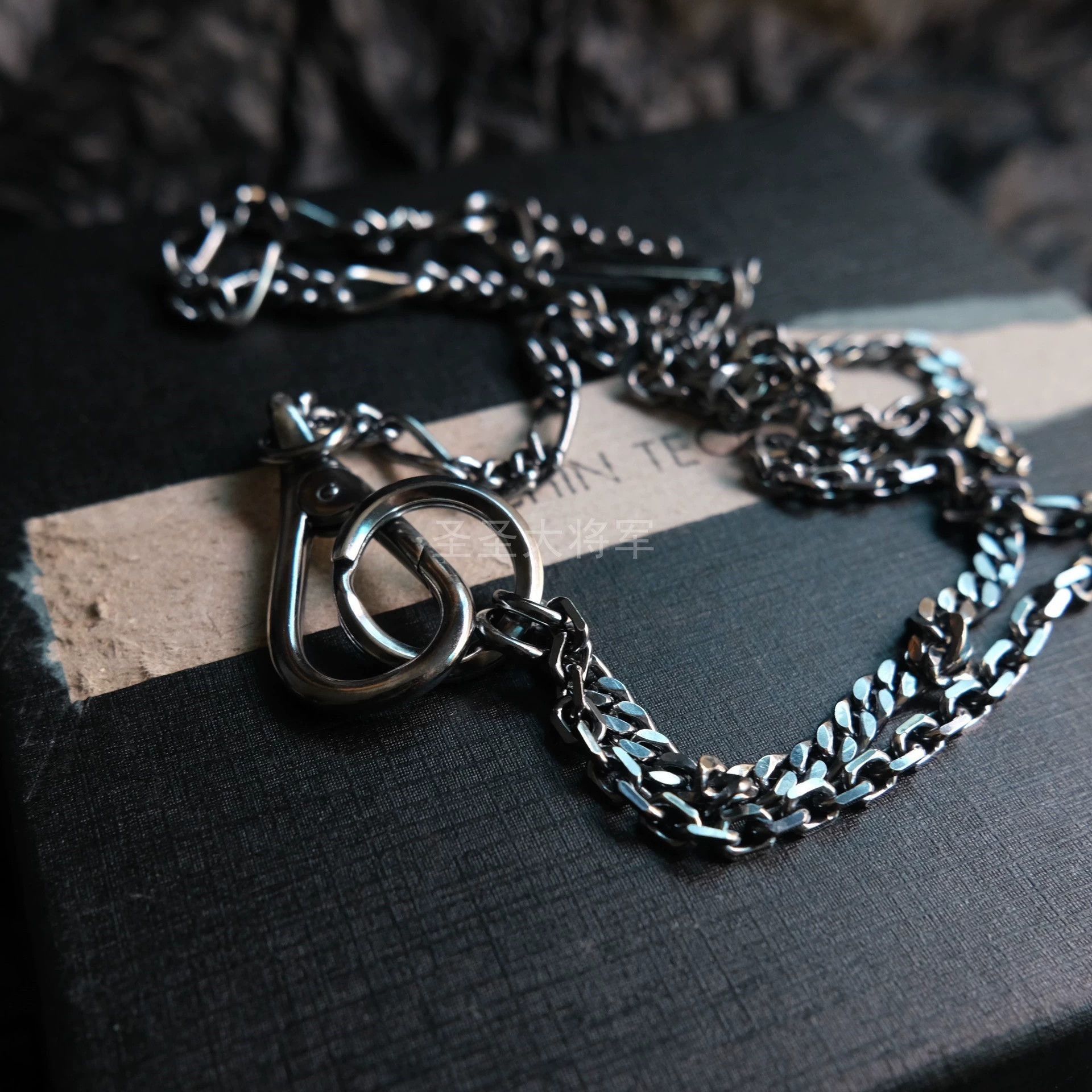 Chin Teo Silver Double Chain Link Necklace Size ONE SIZE - 4 Thumbnail