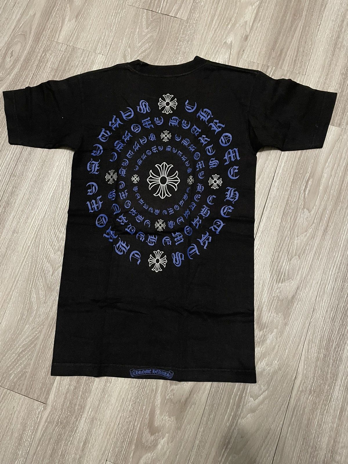 Chrome Hearts Mahal Kita Monogram Cross Velvet Shirt