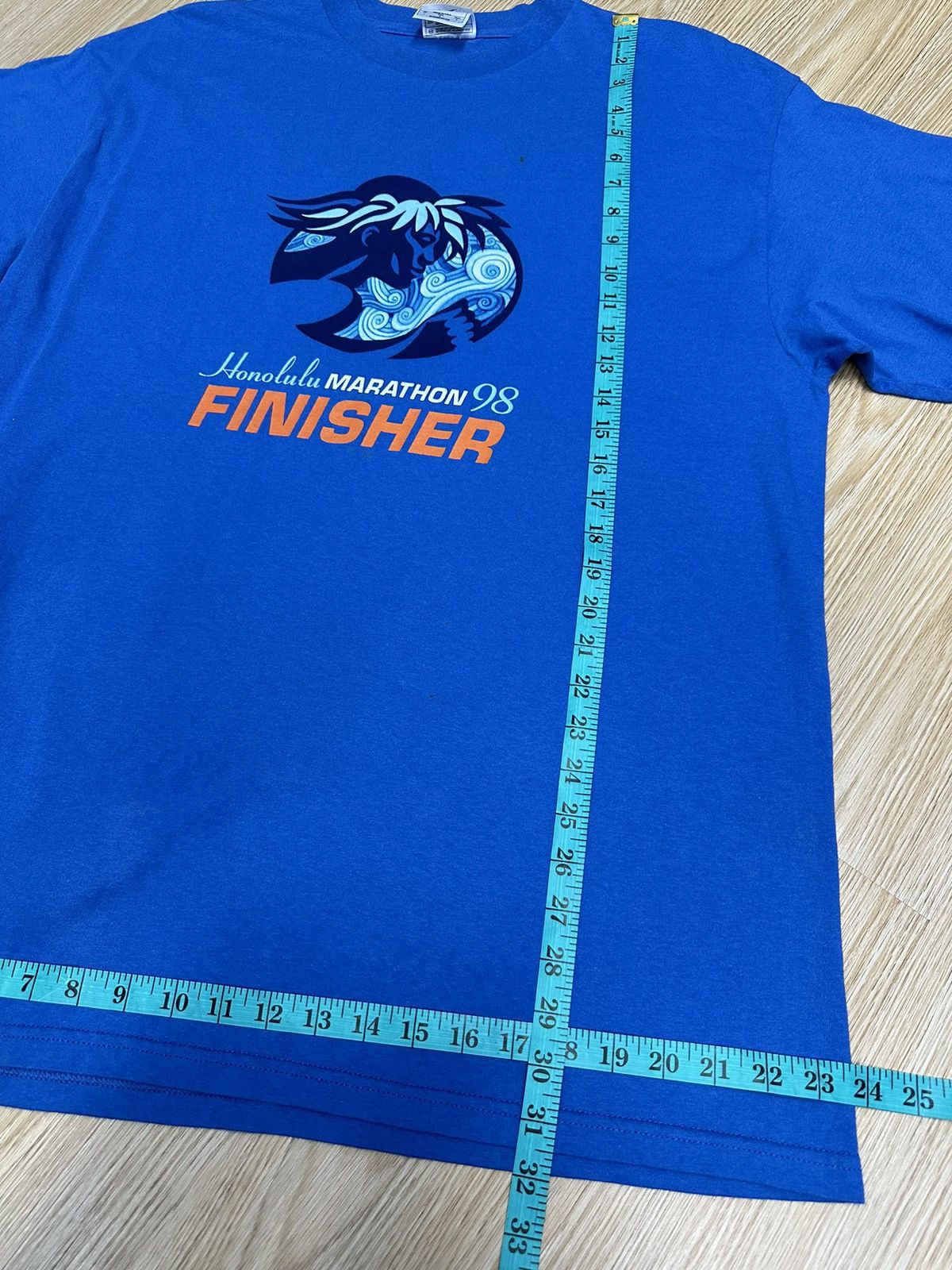 Nike Nike 1998 Finisher Marathon Honolulu Vintage Tshirt A245 Size US L / EU 52-54 / 3 - 5 Thumbnail