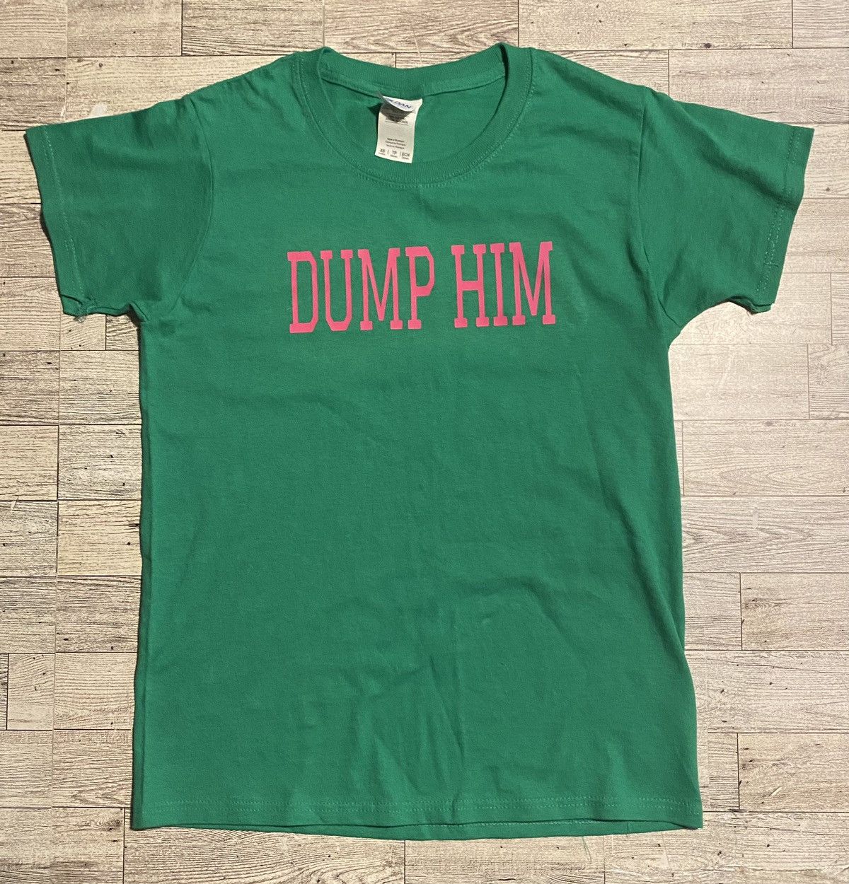 Other “Dump Him”, Kelly Green, Y2K Font Style Tee Size XS / US 0-2 / IT 36-38 - 12 Thumbnail