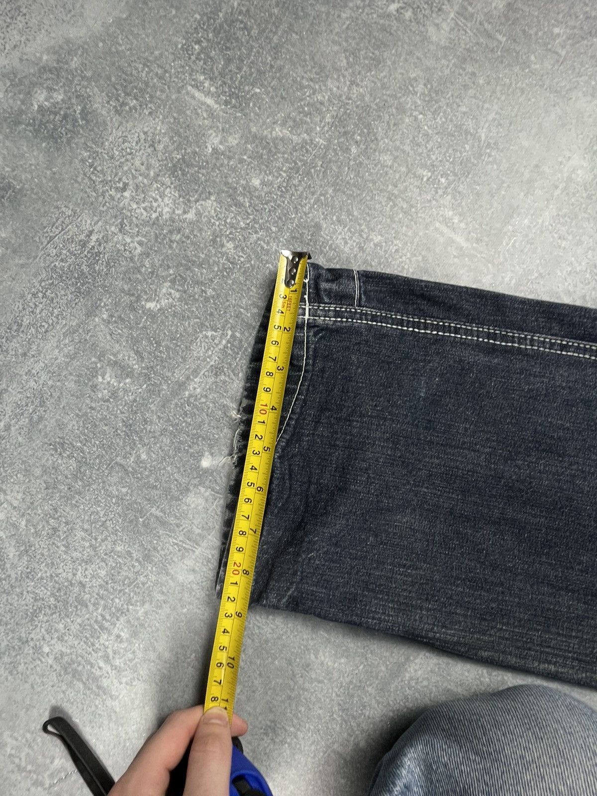 G-Star Vintage distressed BIG LOGO G Star Raw denim jeans Size US 30 / EU 46 - 10 Thumbnail