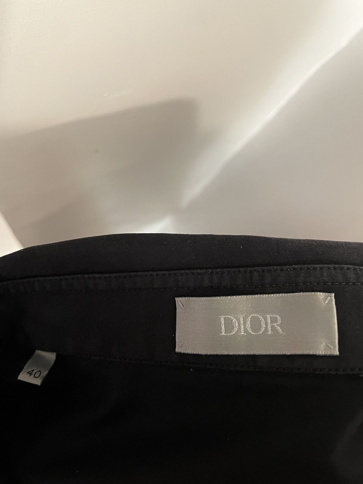 Dior Christian Dior Dior Shirt with Dior Embroidery Size US M / EU 48-50 / 2 - 7 Thumbnail