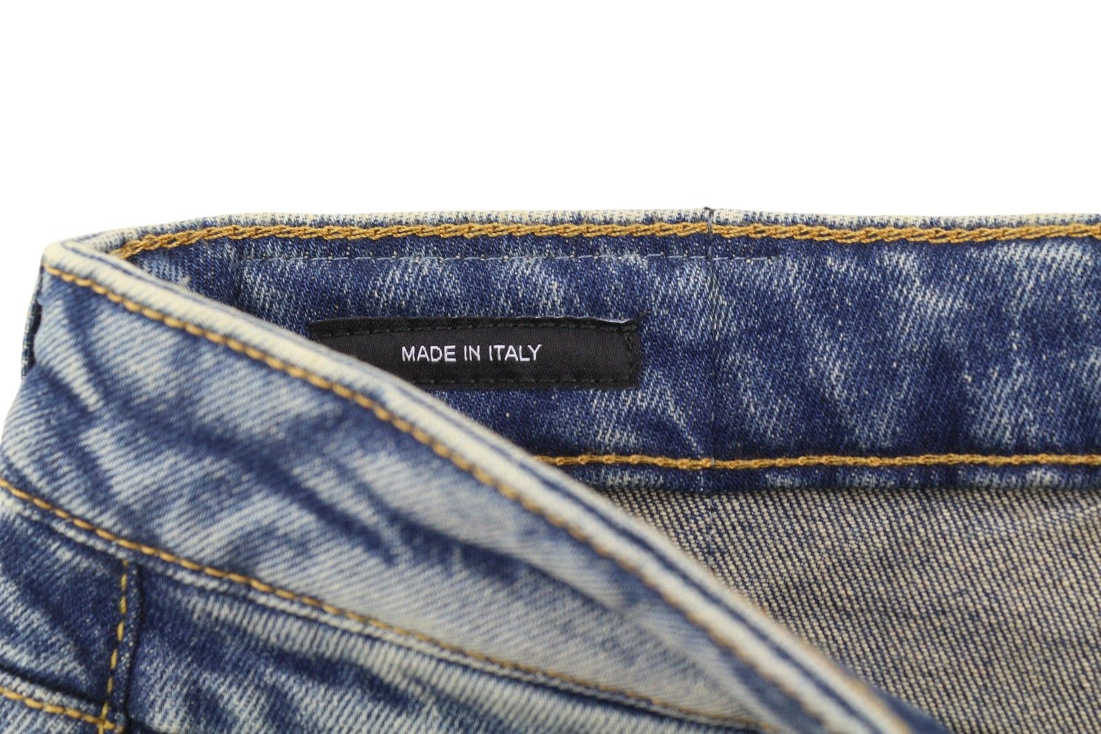 R13 BOY STRAIGHT 27 Ankle Cropped Washed Blue Kelly 84491 Size 27" / US 4 / IT 40 - 8 Thumbnail