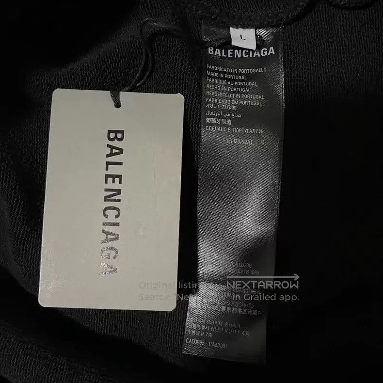 Balenciaga Balenciaga Letter reflective logo round neck sweater Size US L / EU 52-54 / 3 - 4 Thumbnail