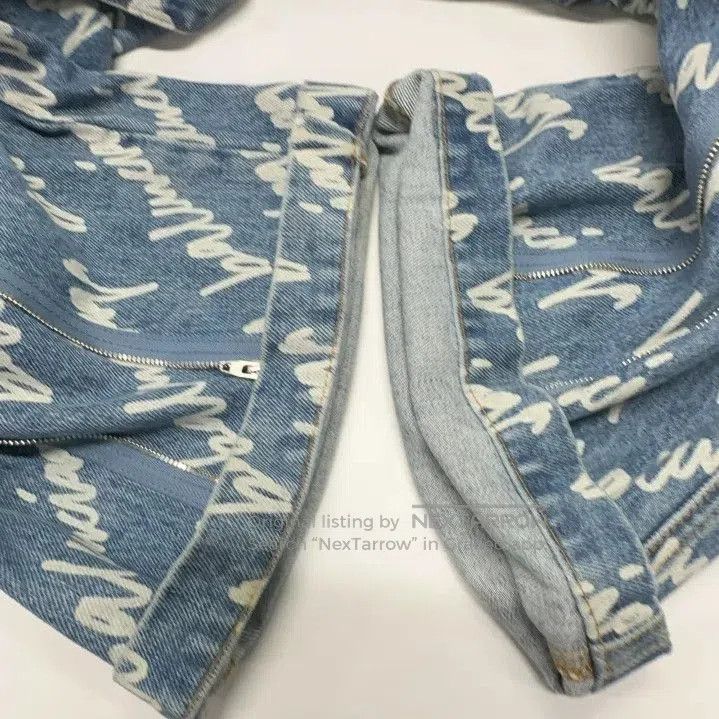 Balenciaga Balenciaga Blue Wide-Leg Denim Pants for Men. Size US 32 / EU 48 - 7 Thumbnail