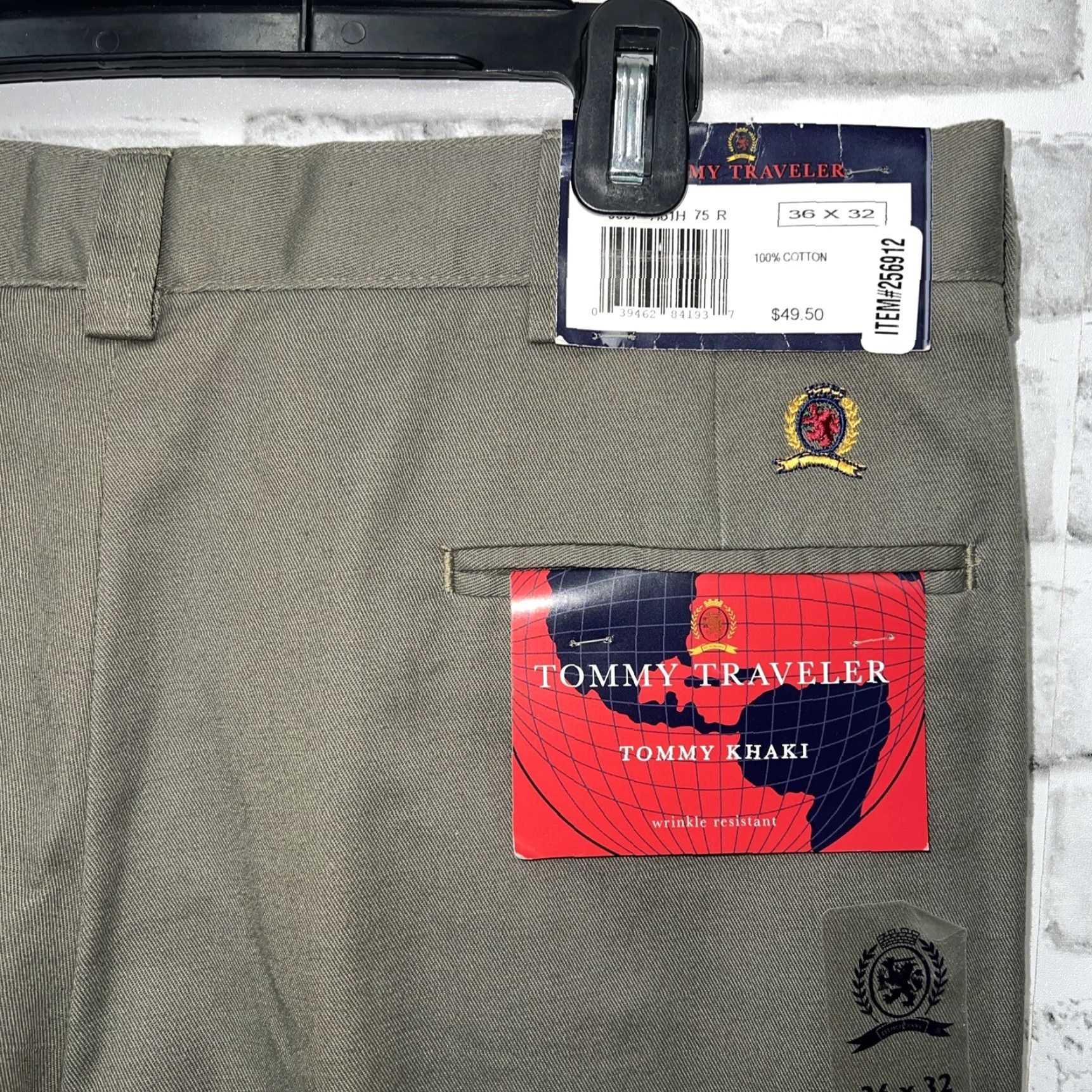 Tommy Hilfiger Tommy Hilfiger Pants Mens 36x32 Beige Khaki Travel Khakis Size US 36 / EU 52 - 3 Thumbnail