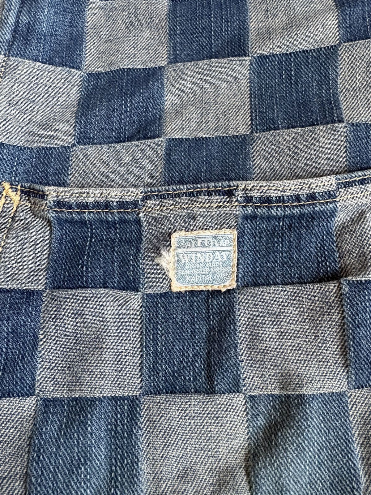 Kapital kapital denim ichimatsu lumber pants Size US 33 - 7 Thumbnail