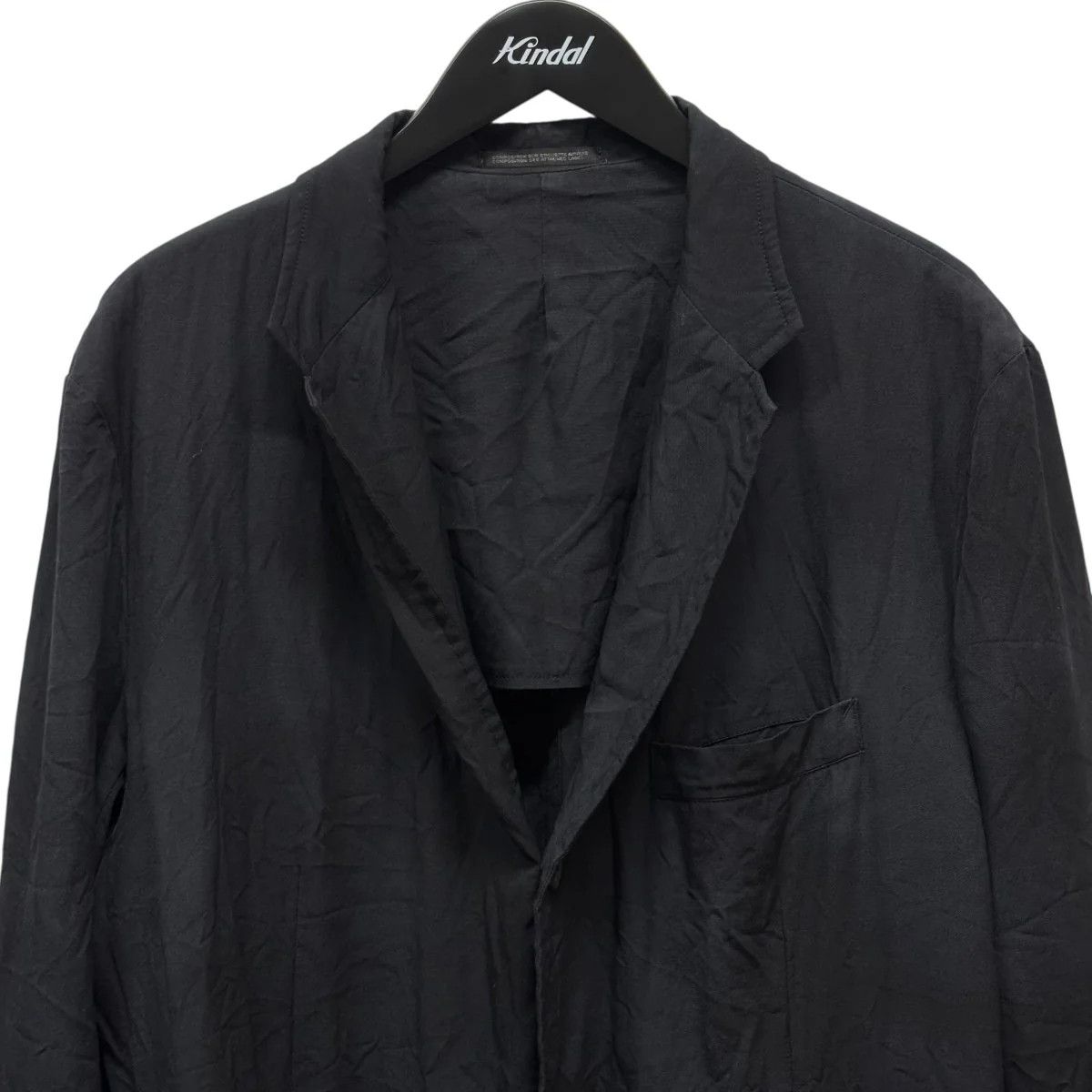 Yohji Yamamoto Yohji Yamamoto pour homme/Gaba three-button jacket Size US L / EU 52-54 / 3 - 3 Thumbnail