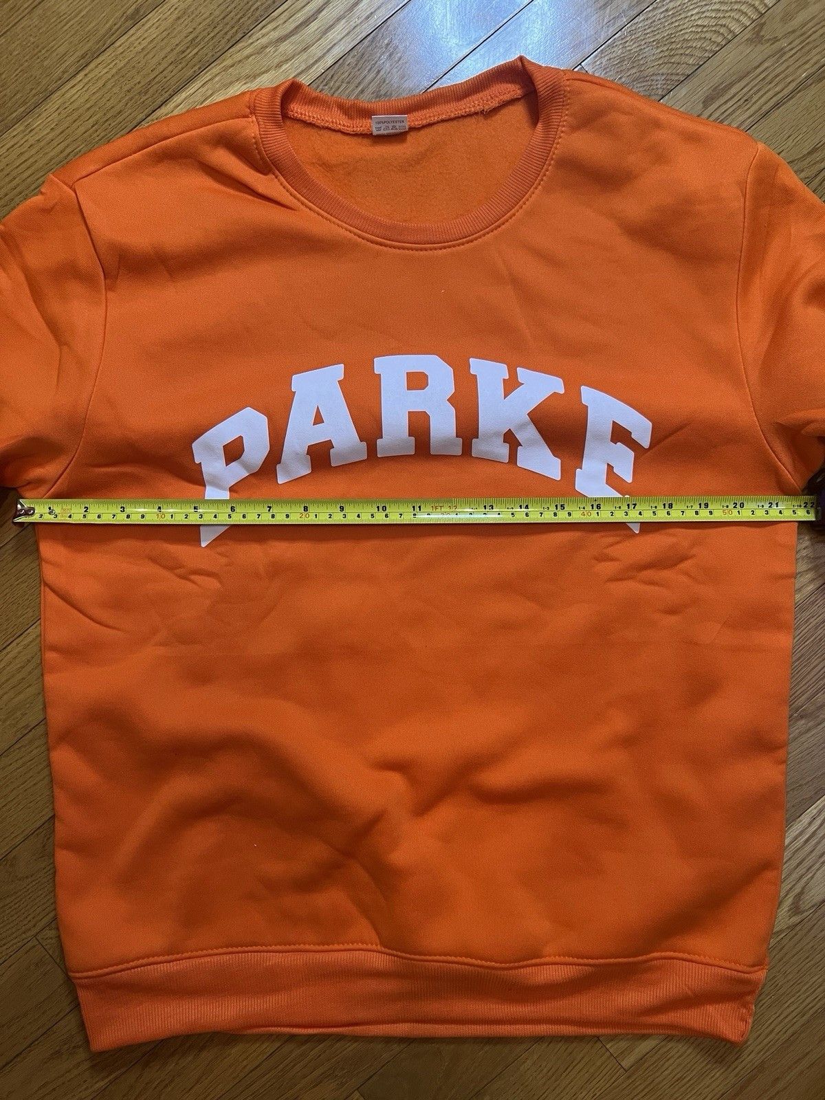Other PARKE Varsity Crewneck Sweatshirt Orange Oversized Size L / US 10 / IT 46 - 7 Thumbnail