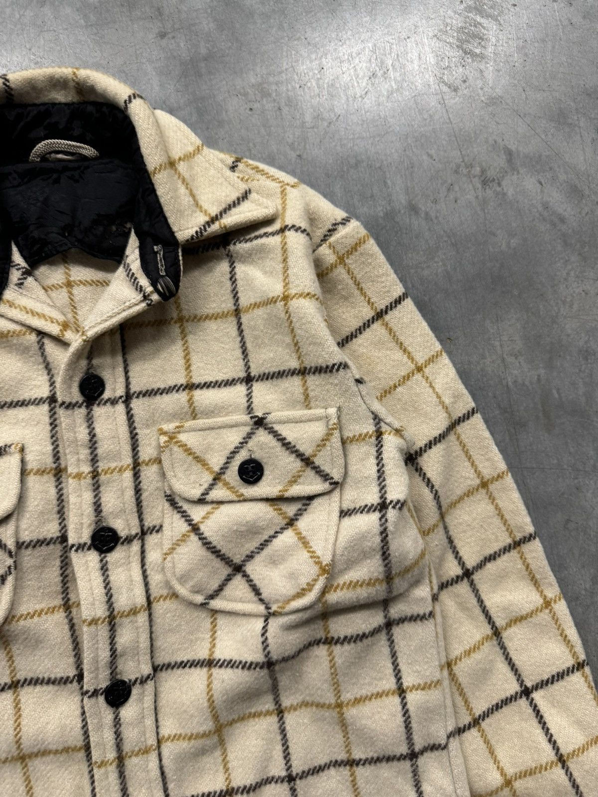 Vintage Vintage 60s Heavy Wool Plaid Shacket Size US XS / EU 42 / 0 - 2 Thumbnail