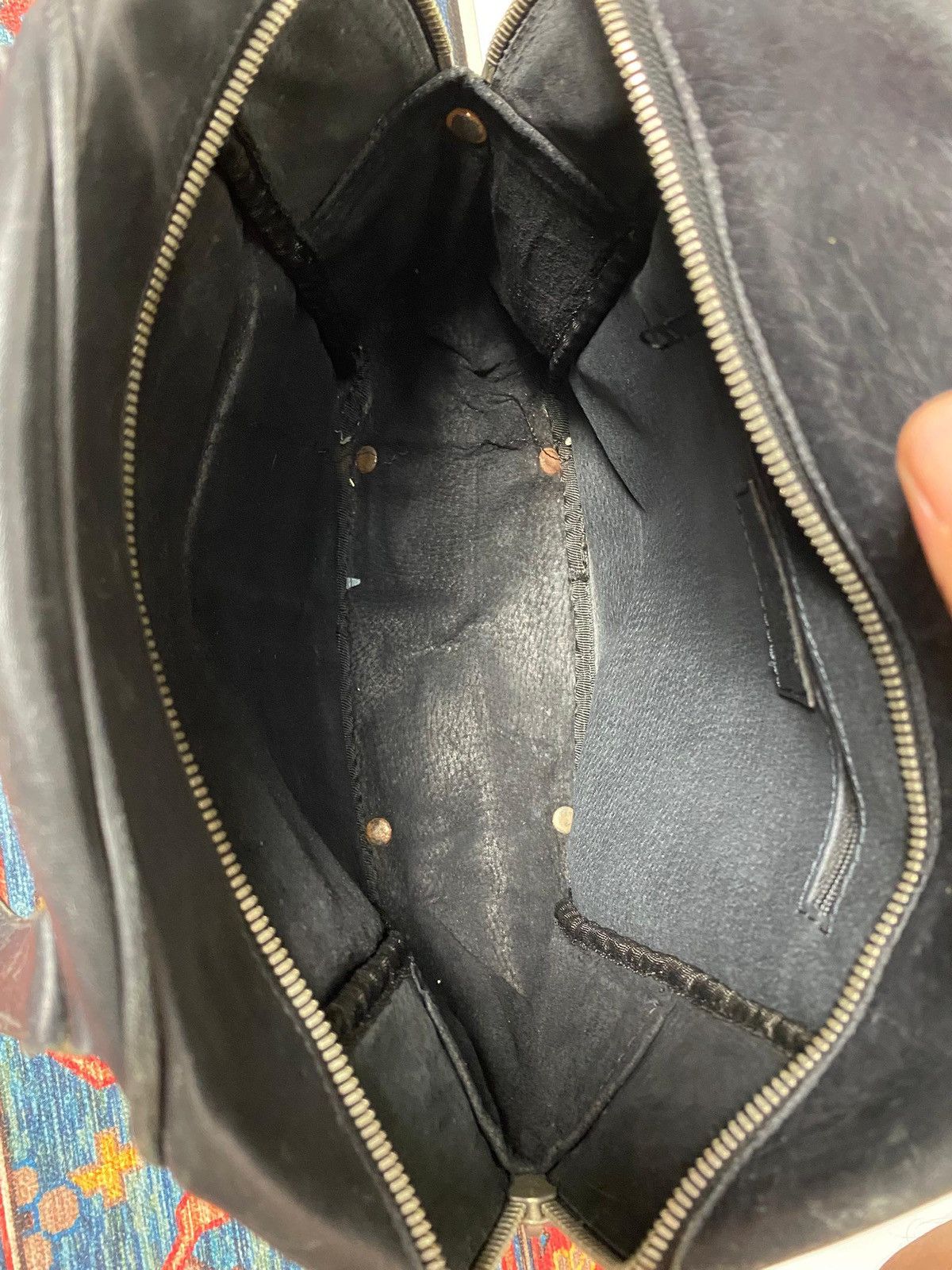 Jean Paul Gaultier × Leather Jean Paul Gaultier Leather Handbag Messenger Bag Size ONE SIZE - 10 Thumbnail