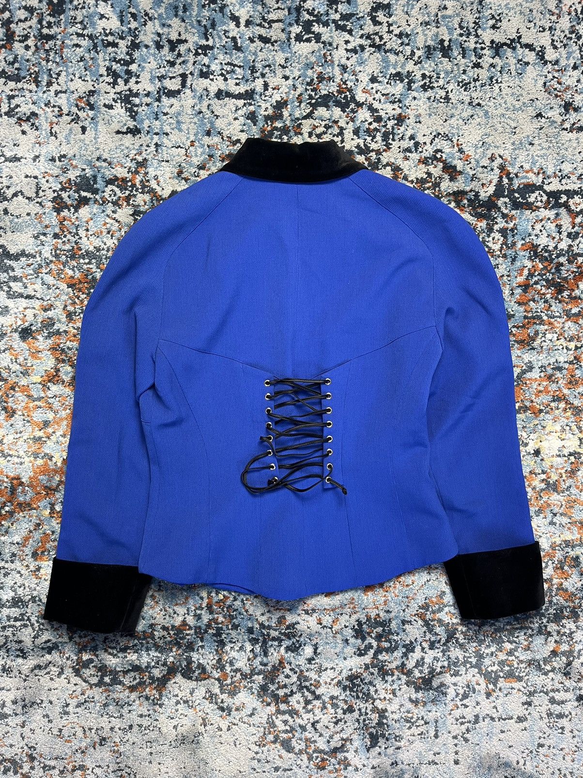 MCM × Vintage Vintage 80s MCM velvet elements blazer avant-garde design Size M / US 6-8 / IT 42-44 - 3 Thumbnail