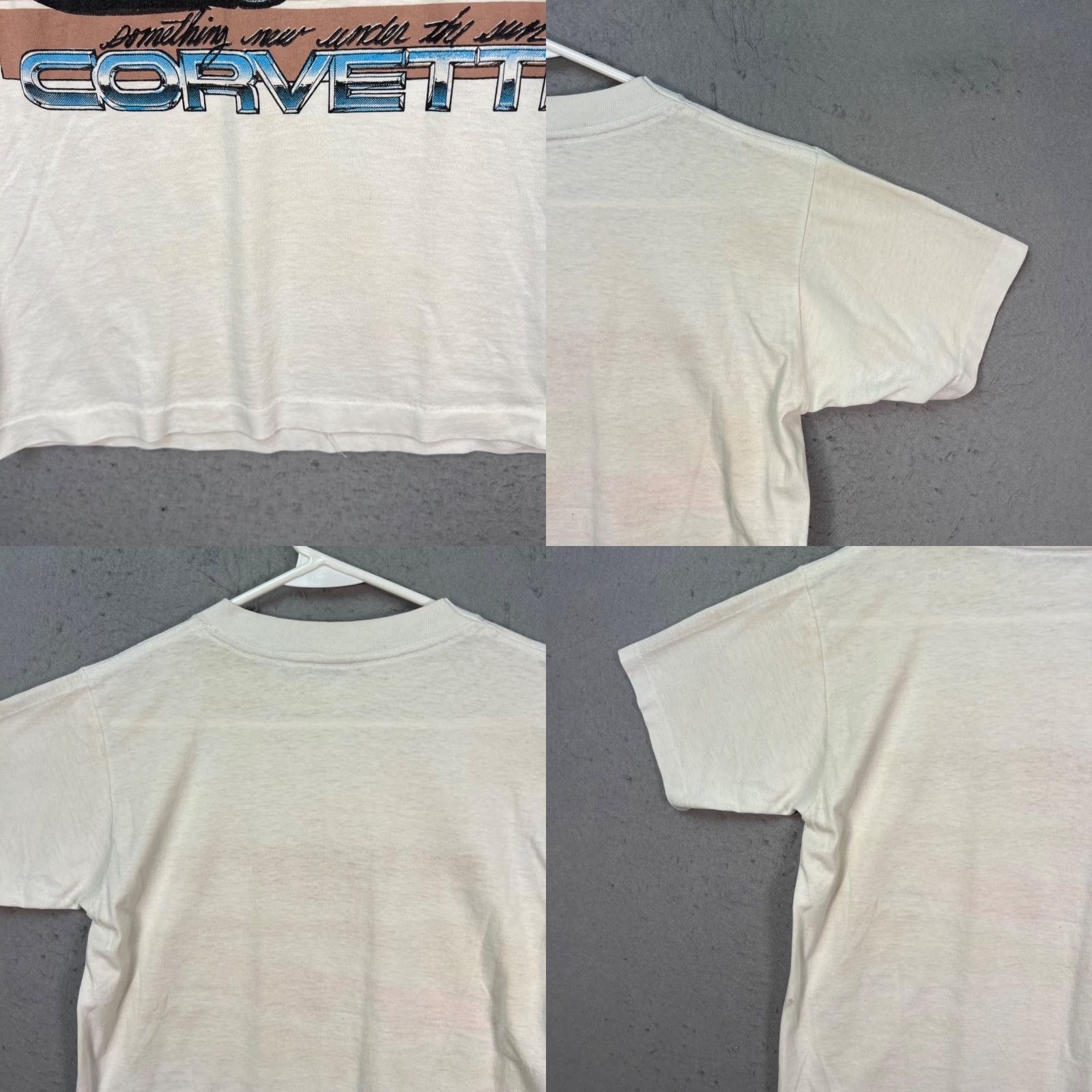 Vintage VINTAGE Chevrolet Corvette Concept Car T-Shirt White M Mens Short Sleeve Crew Neck 80s - Size US M / EU 48-50 / 2 - 9 Thumbnail