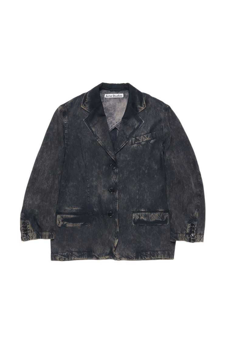 Acne Studios ACNE STUDIOS Single Breasted $800 Black/Beige Jacket New Size XXS / US 00 / IT 34 - 3 Thumbnail