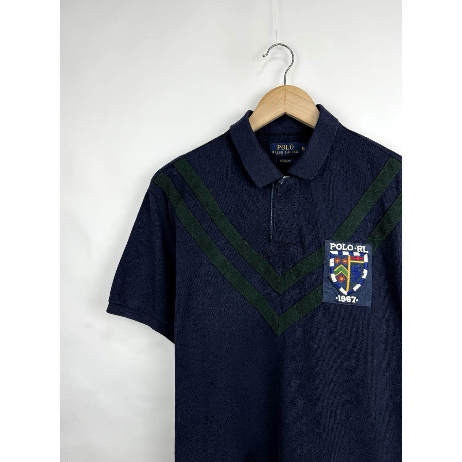 Ralph Lauren Polo Ralph Lauren 1967 Rugby Custom Fit Polo T-Shirt XL Dark Blue Mens Rugby 1967 Polo Size US XL / EU 56 / 4 - 3 Thumbnail