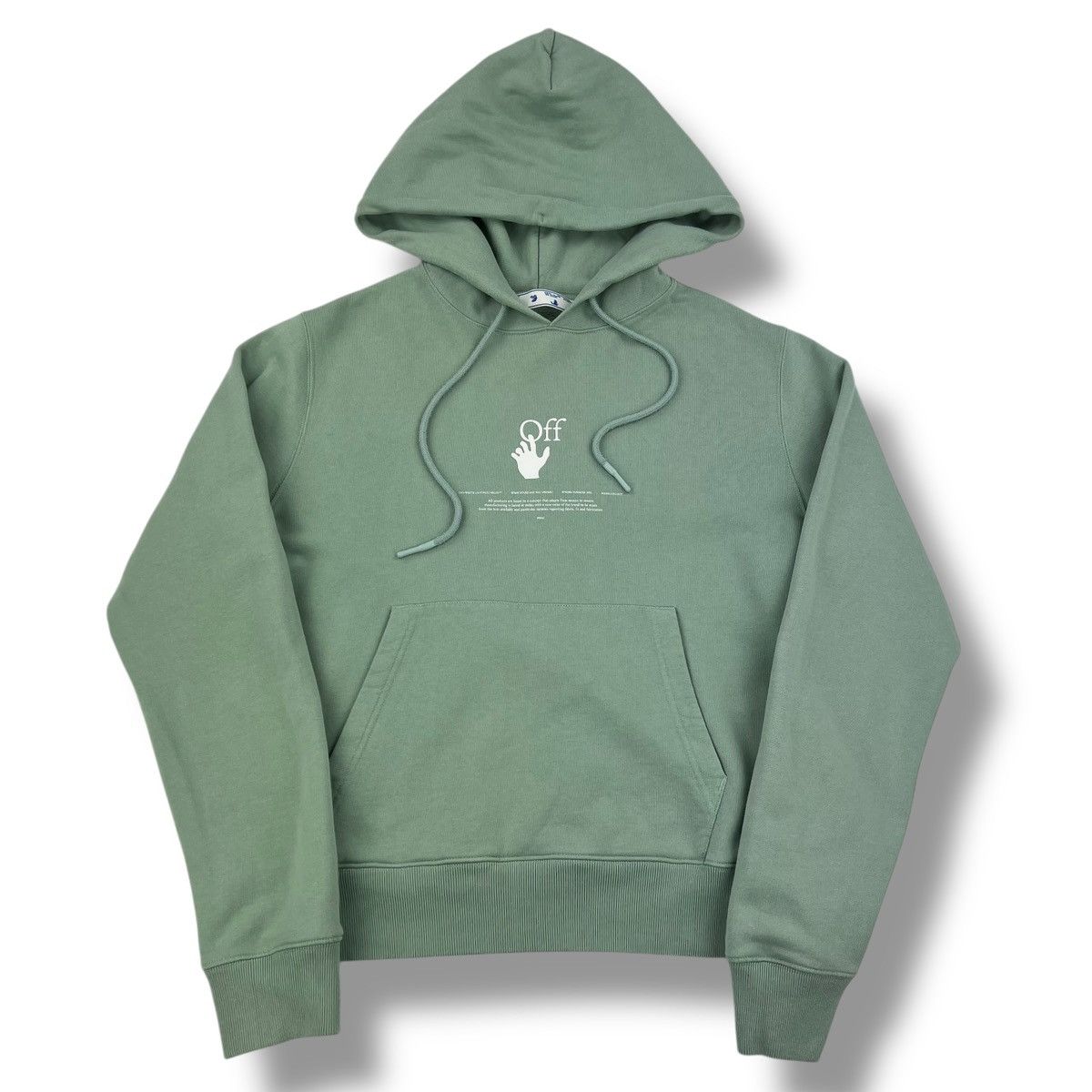 Off-White Off-White Graffiti Sage Green Hoodie Size US M / EU 48-50 / 2 - 4 Thumbnail