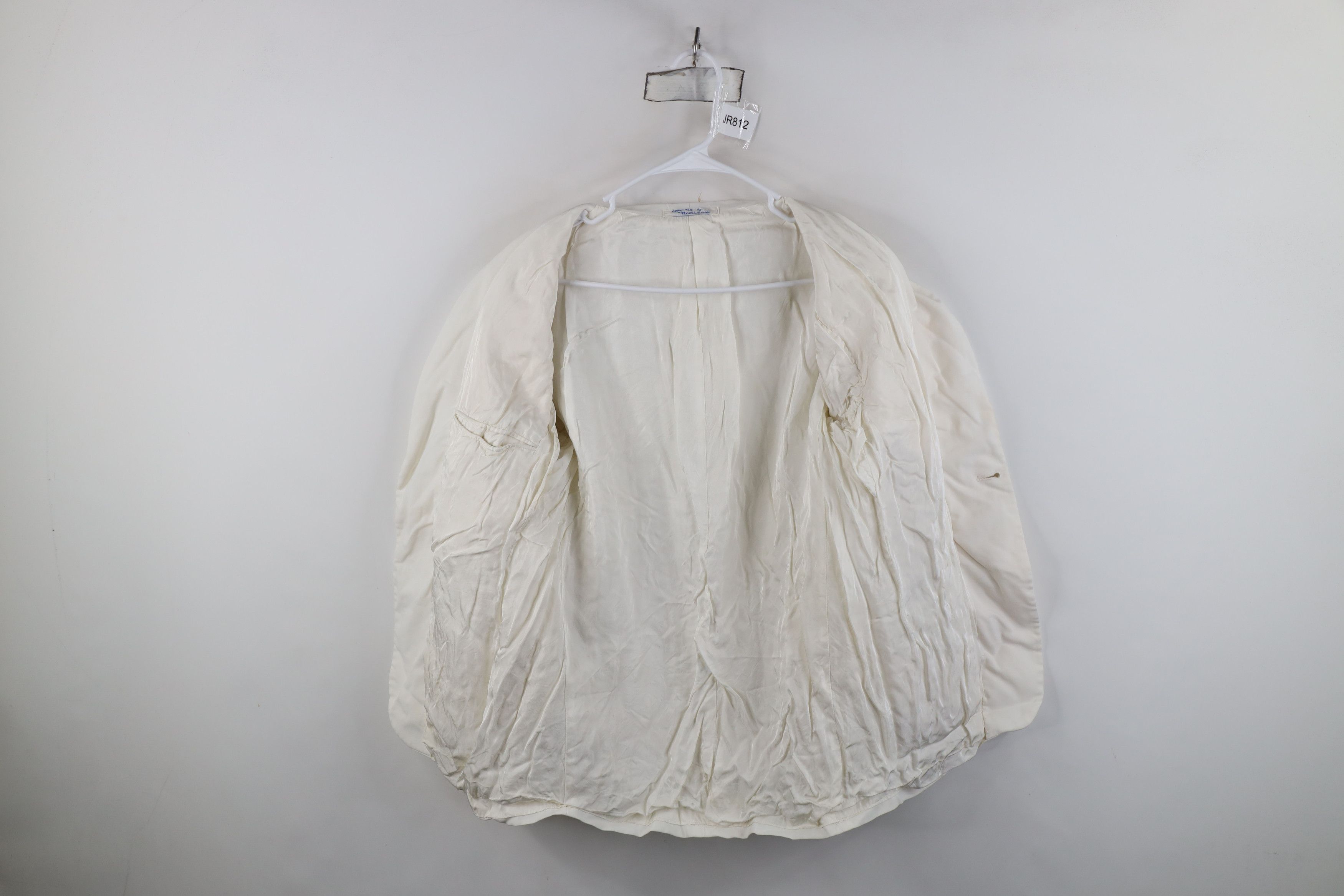 Vintage Vintage 50s Rockabilly Gabardine Prom Suit Jacket White USA Size US L / EU 52-54 / 3 - 10 Thumbnail