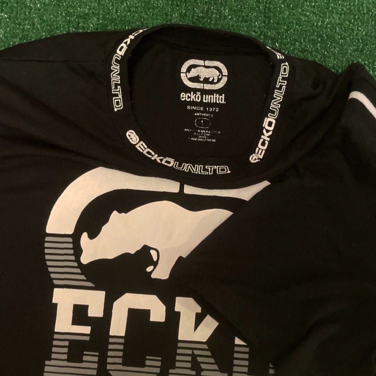 Ecko Unltd. VINTAGE Ecko Unltd Spell Out Logo Shirt Mens L Black Logo 90s Grunge Hip Hop Punk Skater T-Shirt Size US L / EU 52-54 / 3 - 2 Thumbnail