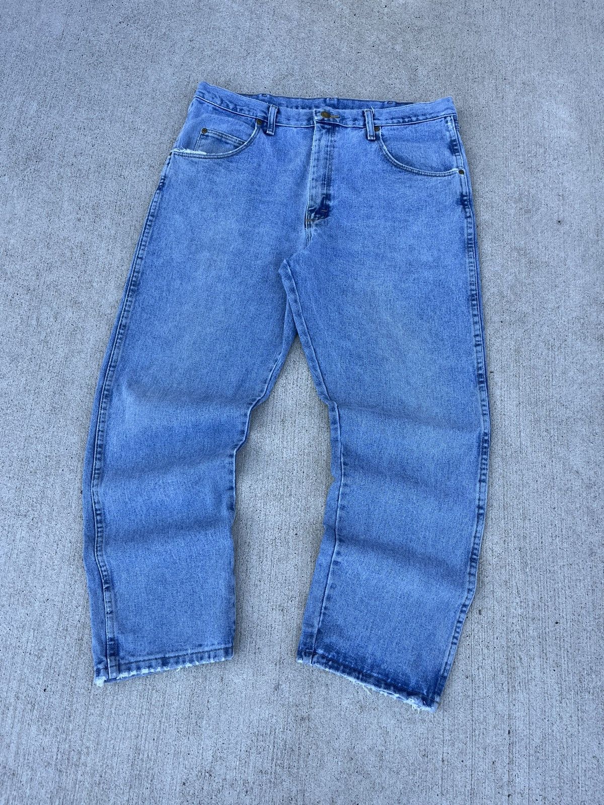 JNCO × Vintage × Wrangler Crazy Vintage Y2K Wrangler Jeans Size US 38 / EU 54 - 3 Thumbnail